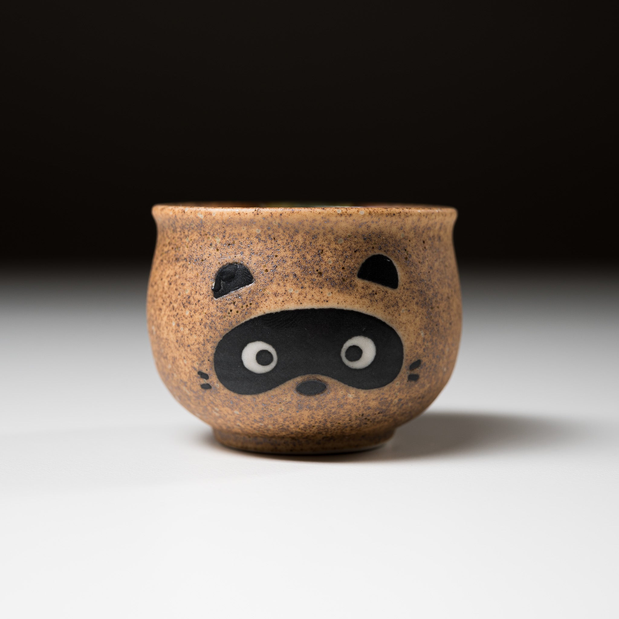 Handmade Raccoon Sake Cup - Japanese Ceramic Sake Set for Sushi & Asian Dining - Perfect for Gifts, Home Bar, and Traditional Japanese Restaurants