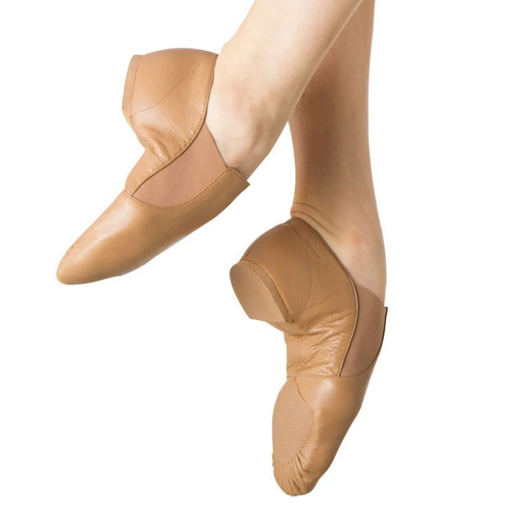 Bloch Women's Tan Elasta Jazz Booties - Comfortable Dance Shoes for Jazz, Ballet & Performance - Perfect for Dance Classes, Recitals & Stage Performances