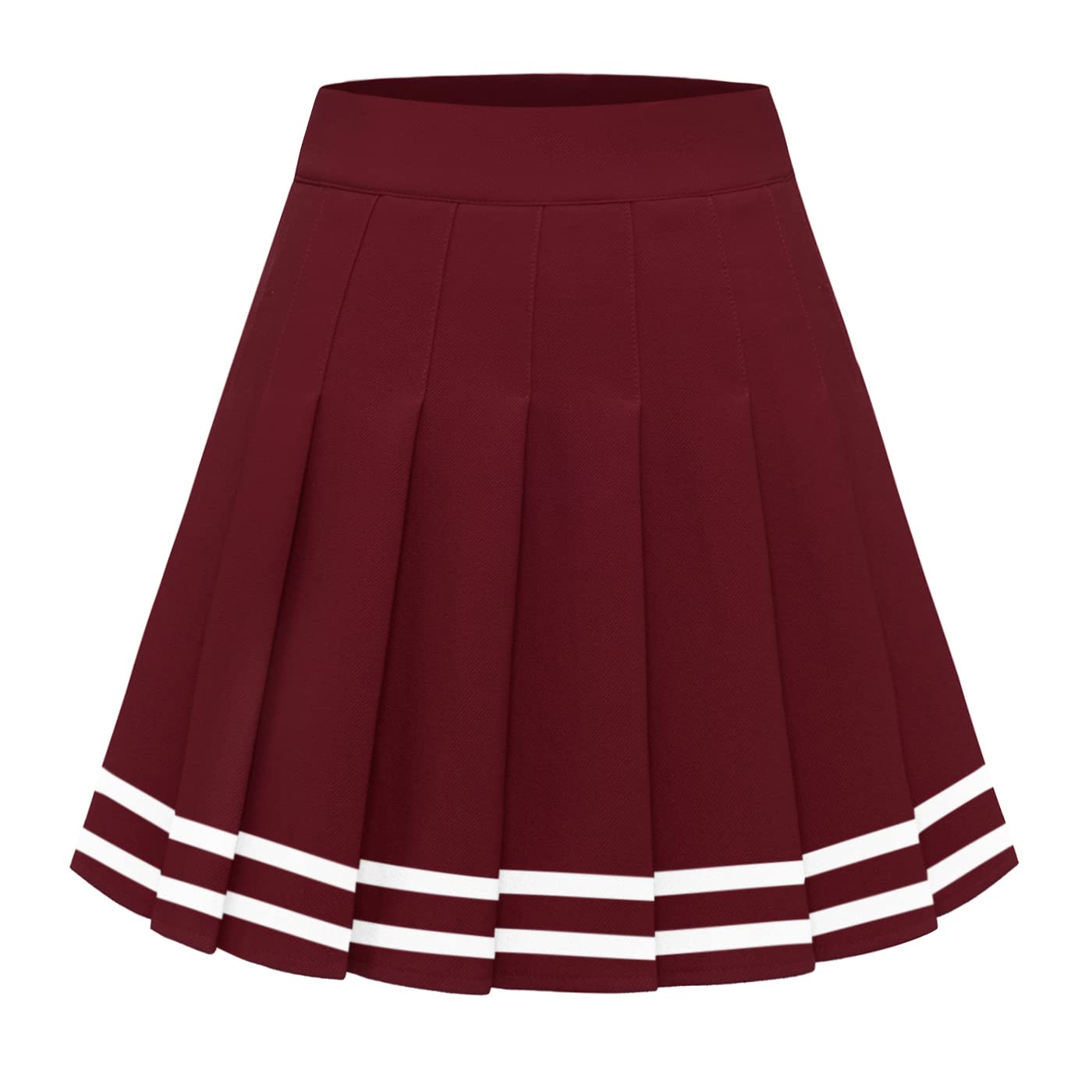 Wedtrend Women's Casual High Waist A-Line Pleated Skirt - School Uniform, Work, Party & Daily Wear Short Skirt for Women & Teens