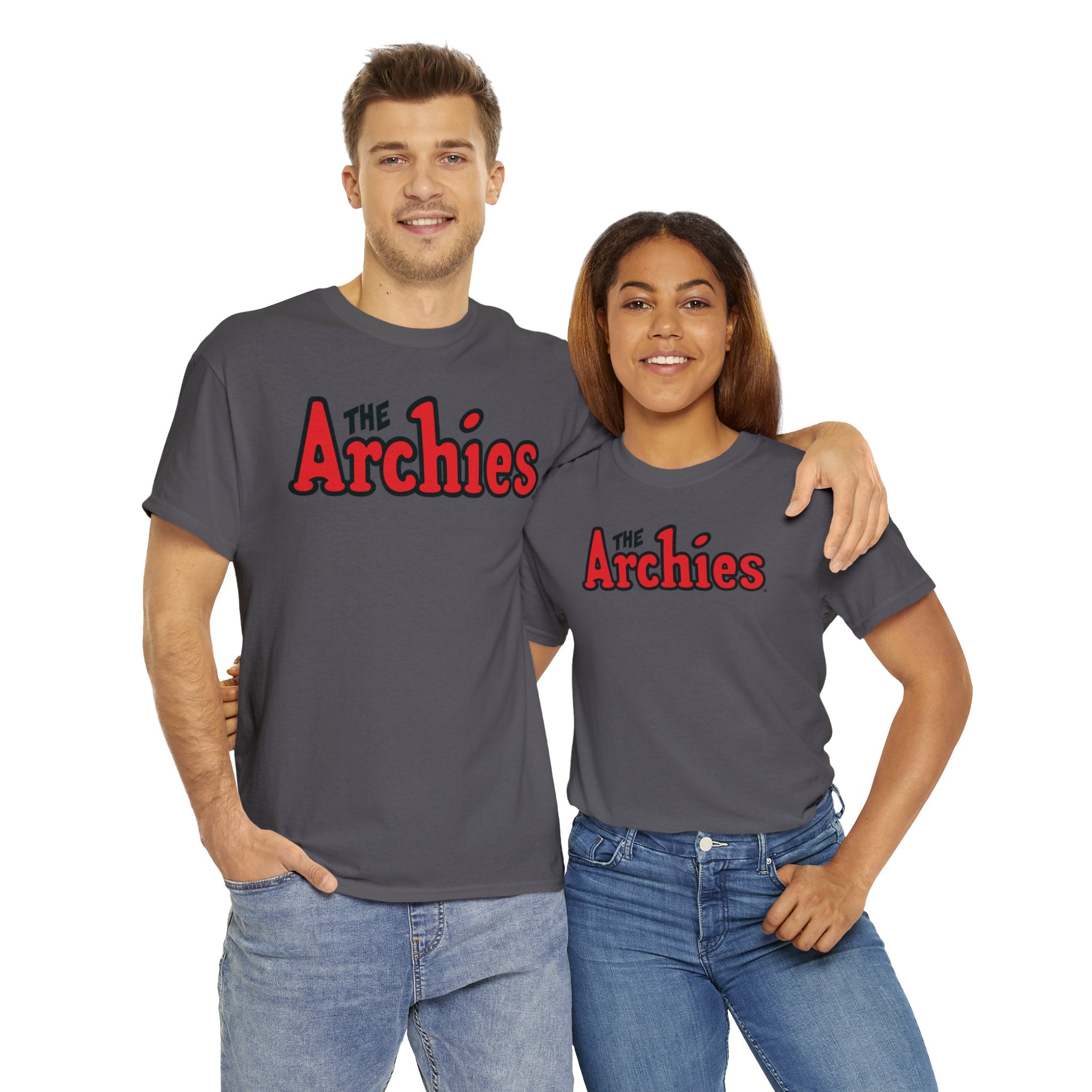 The Archies Logo Graphic Tee - Unisex Heavy Cotton T-Shirt for Men & Women | Casual Wear, Street Style, Music Fans Fashion