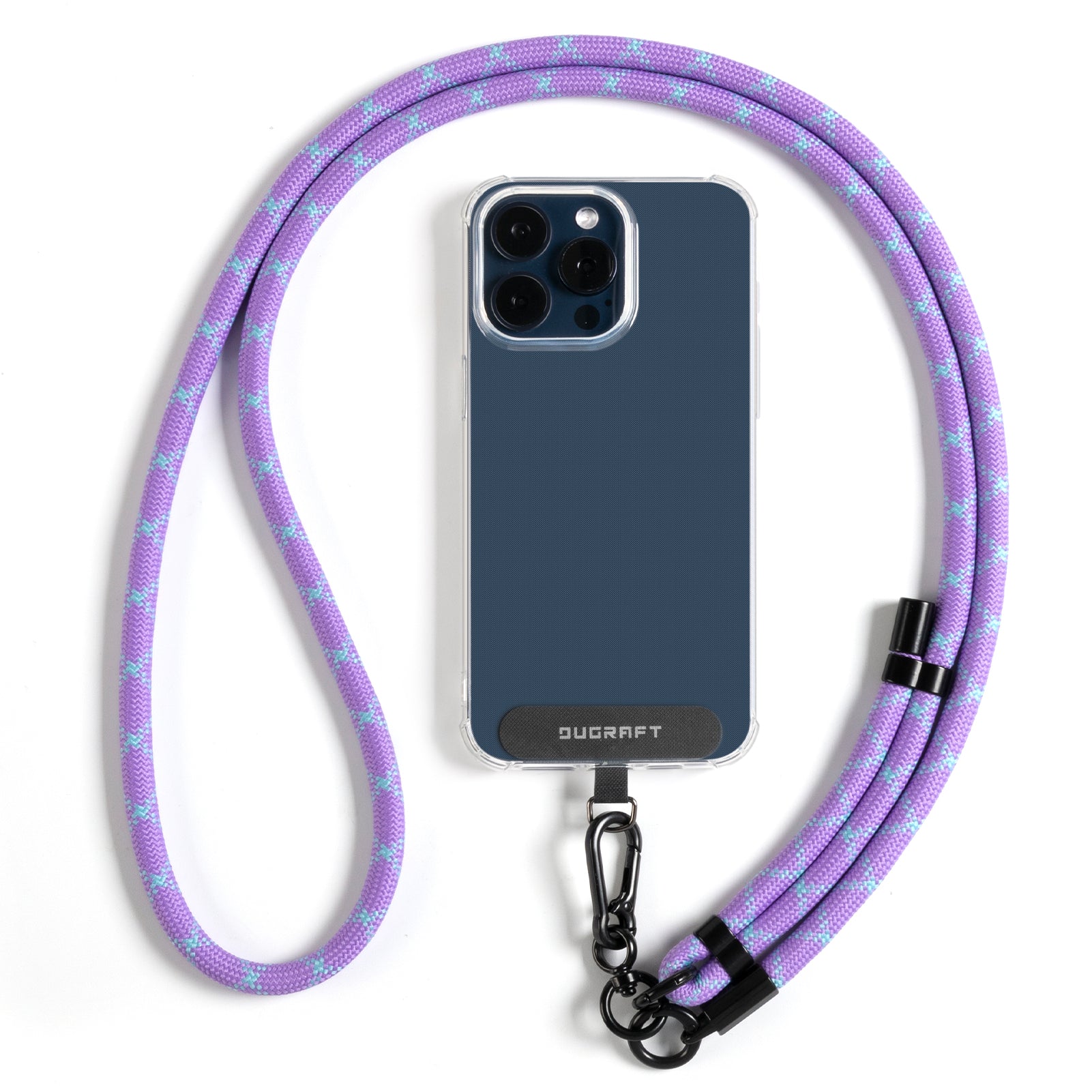 Universal Phone Lanyard with Adhesive Patch - DAC101 Compatible with All Smartphones for Hands-Free Convenience at Work, Gym, and Travel