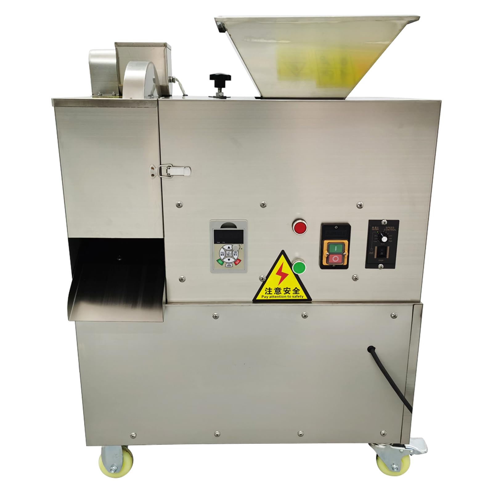 Commercial Electric Dough Divider Cutter Press Machine - 5-500g Automatic Pastry & Pizza Dough Press for Bakeries, Pizzerias (110V) - Perfect for Bulk Baking, Restaurant Prep & Food Production