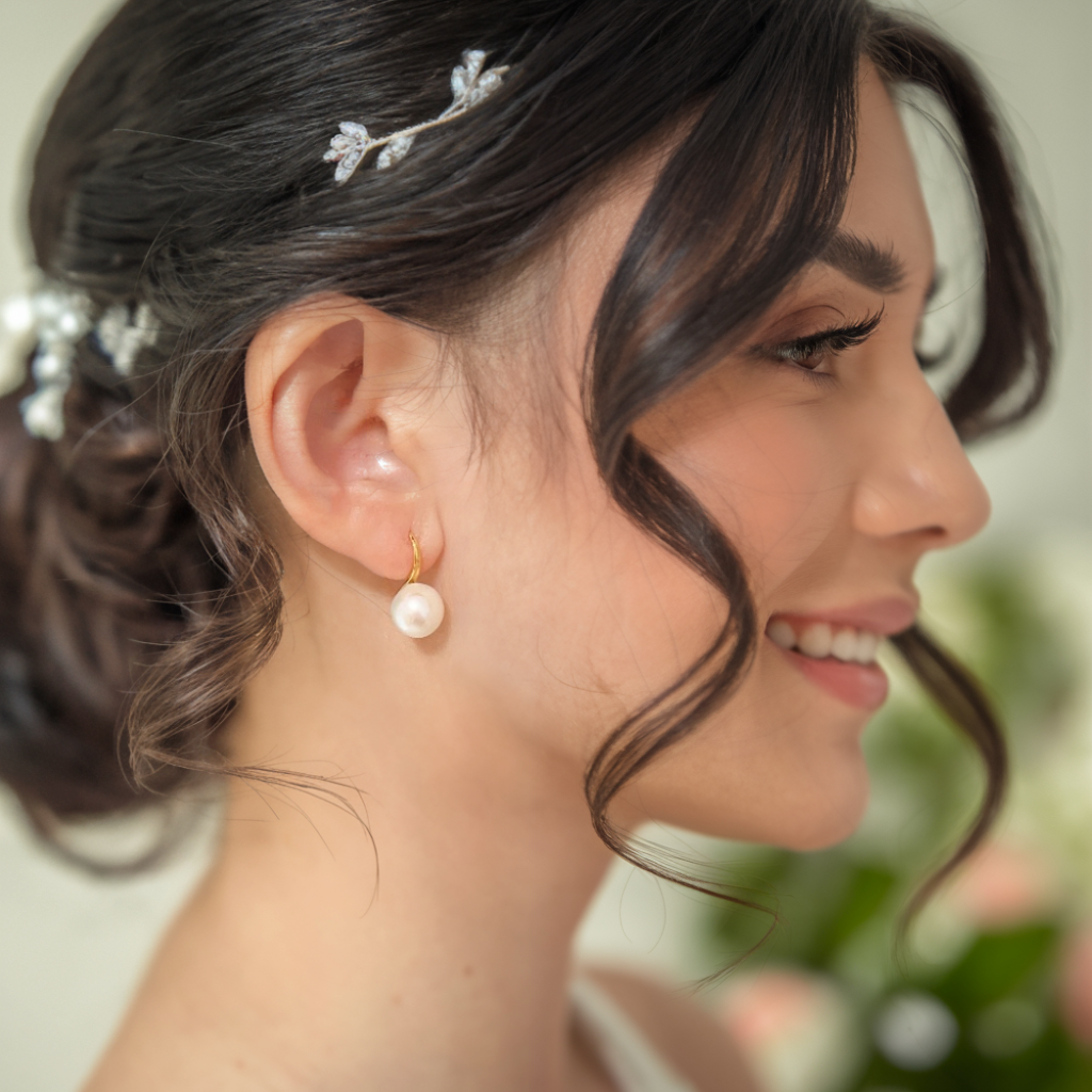 Elegant Freshwater Pearl Drop Earrings for Women - Classic Dangle Earrings for Wedding, Party & Everyday Wear