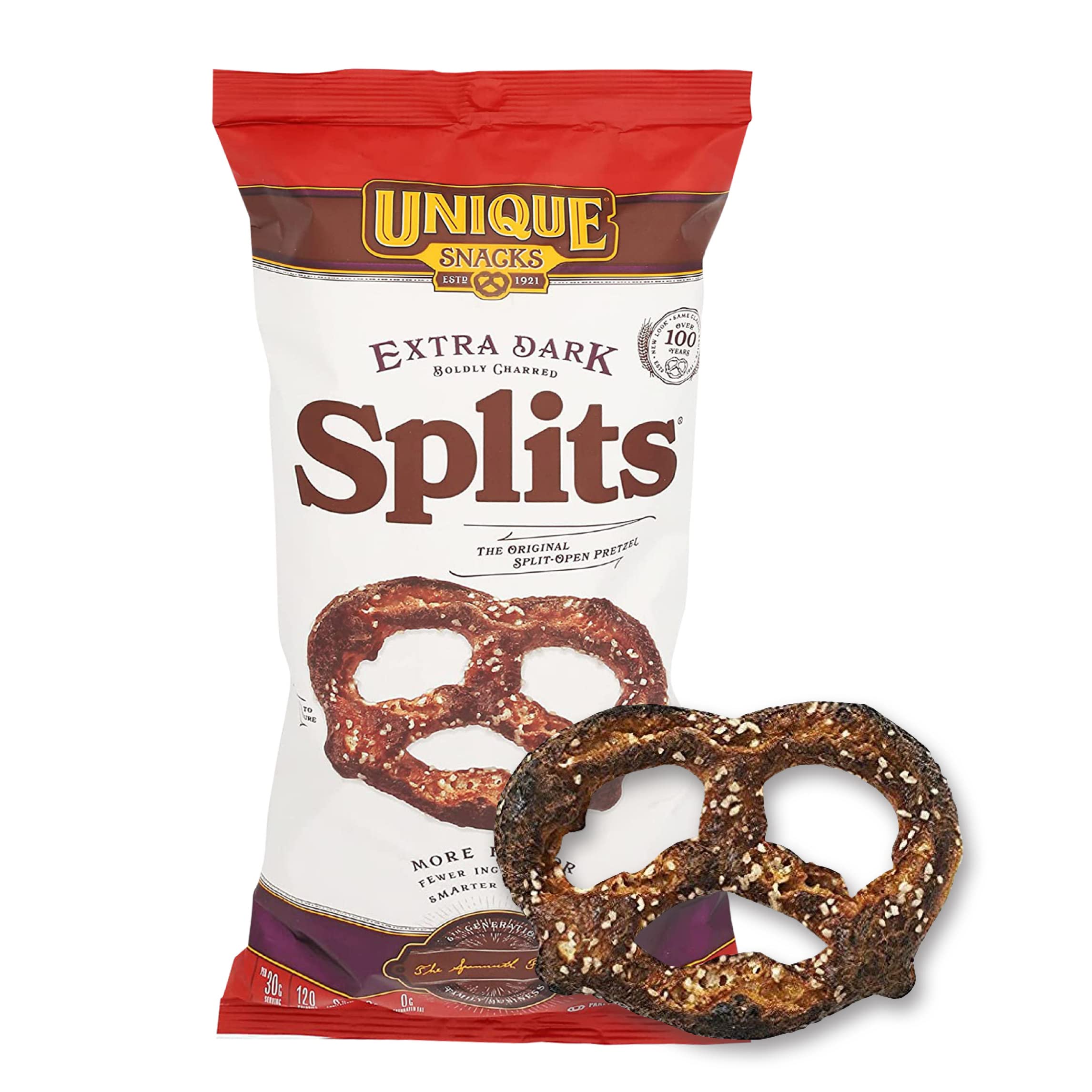 Premium Snack Bundle - 6 Bags Dark Chocolate Pretzel Splits & 2 Jars Honey Mustard Dip | Non-GMO, No Artificial Flavors | Perfect for Parties, Movie Nights & Office Snacks