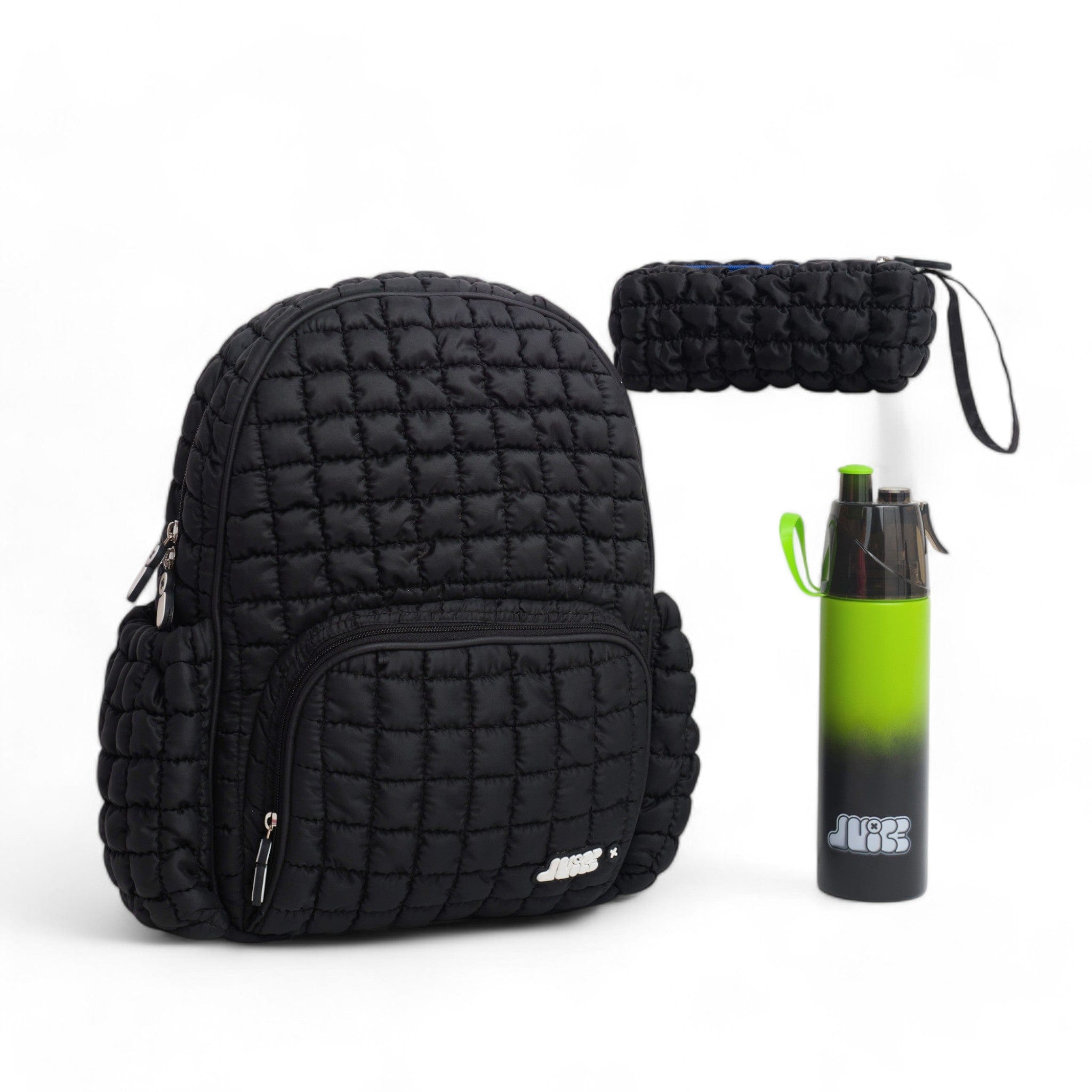 Premium Boba Tea Themed Pencil Pouch - Jet Black School & Office Organizer for Pens, Markers & Art Supplies | Cute Stationery Accessory for Students & Teachers