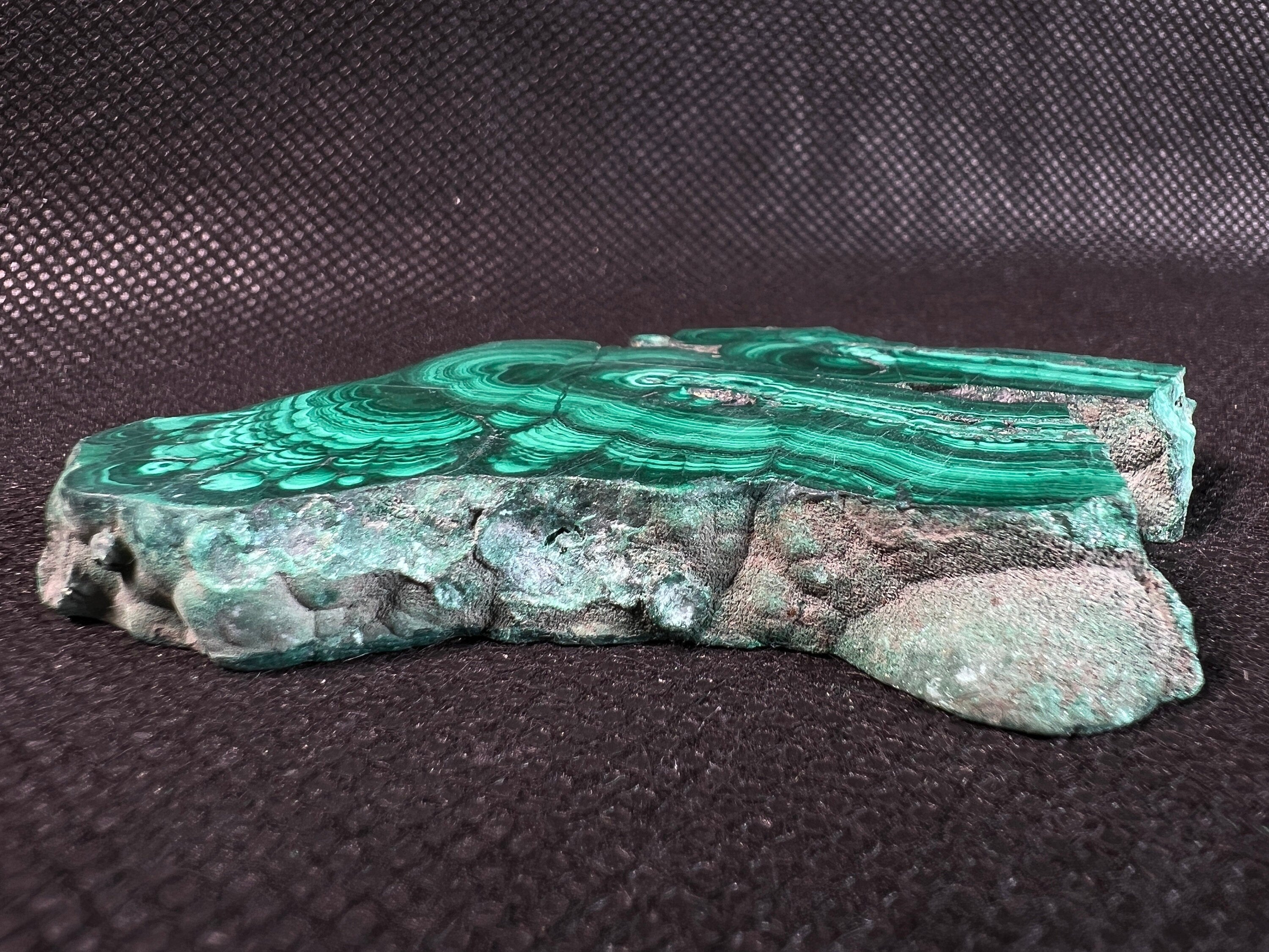 Premium Natural Malachite Crystal Slab - Polished Green Malachite Stone for Jewelry Making, Unique Spiritual Gift, Home & Office Decor (50487) - Perfect for Meditation, Healing Crystals Collection & Feng Shui Decorations