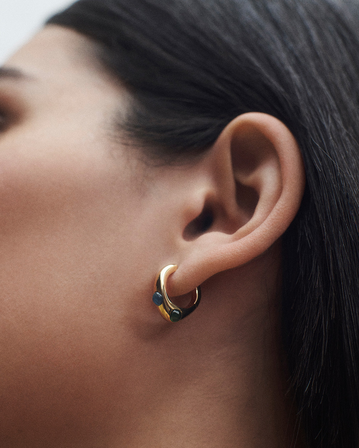 GRID 3 Coral Hoop Earrings - Trendy Statement Jewelry for Women | Perfect for Beach Parties, Summer Outfits & Boho Fashion