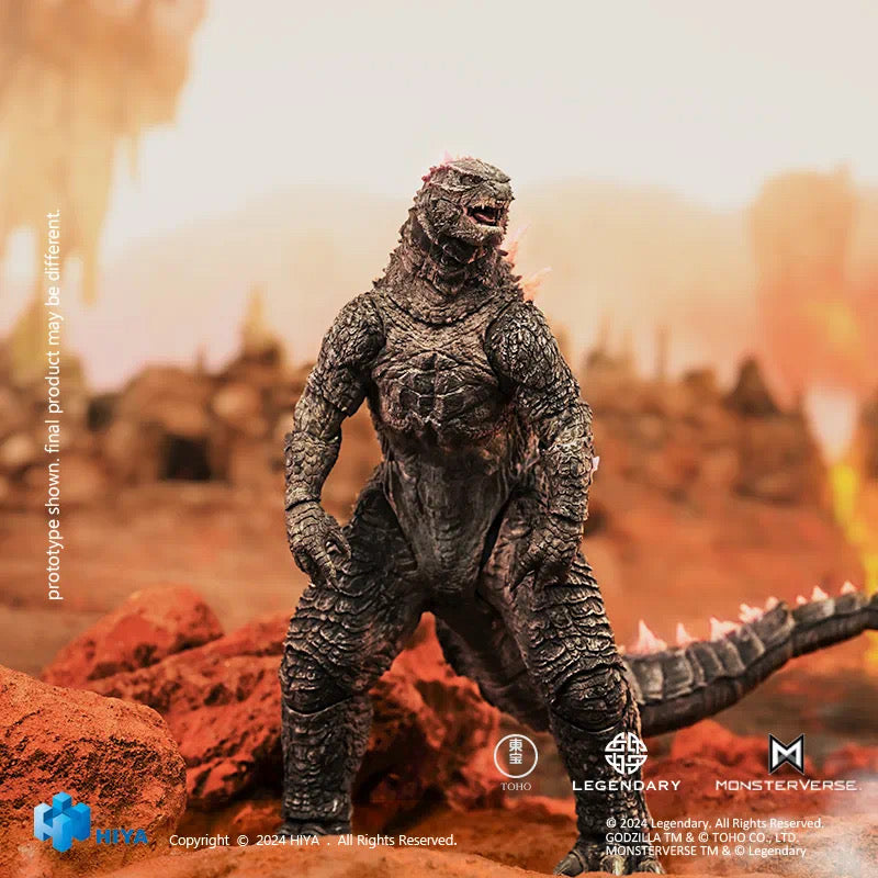 Pre-Order Hiya 7-Inch 18cm Godzilla Evolved Action Figure - Exquisite Basic Series from Godzilla x Kong: The New Empire - Perfect for Collectors, Display, and Movie-Themed Decor