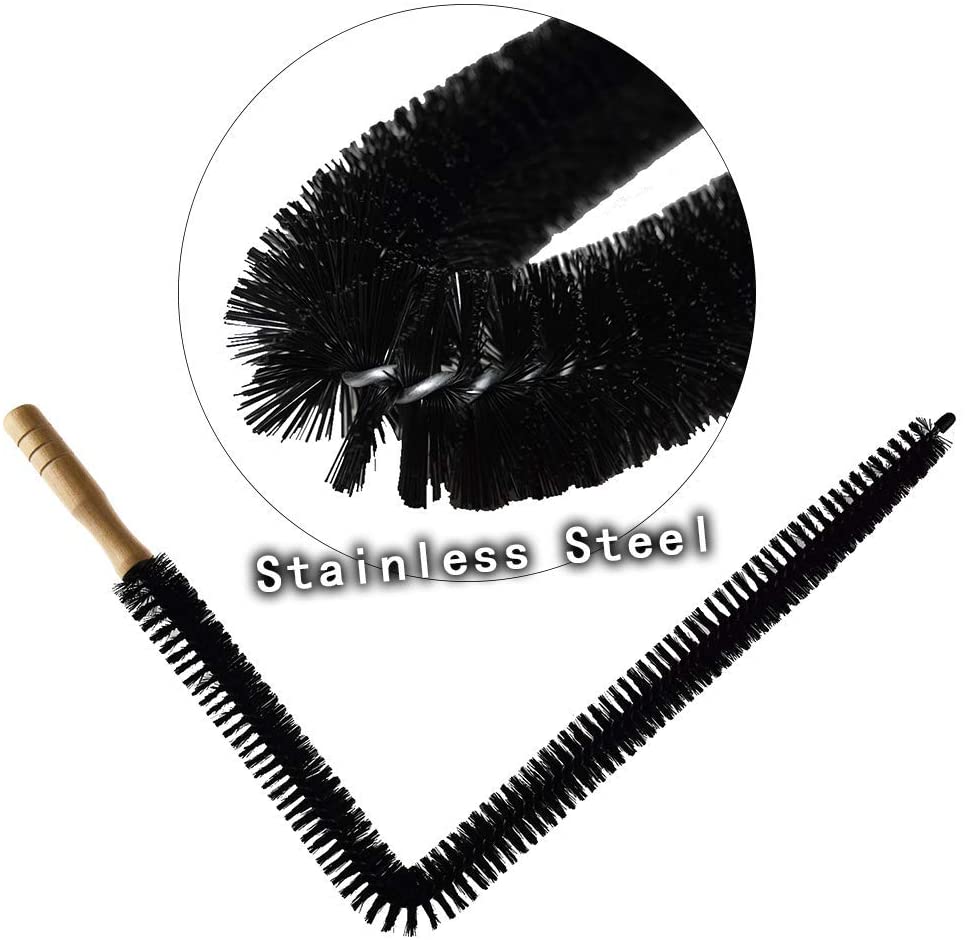 ComfortBilt Pellet Stove 26-30 Inch Exhaust Port Cleaning Brush - 2 Pack Set for Efficient Stove Maintenance | Perfect for Wood Pellet Stoves, Fireplace Cleaning & Chimney Maintenance