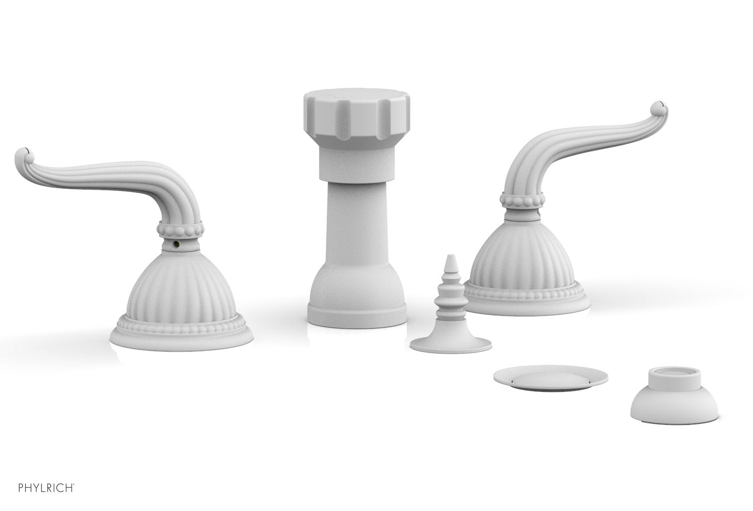 GEORGIAN & BARCELONA 4-Hole Bidet Faucet Set K4141 - Modern Bathroom Upgrade for Toilet Sprayer Installation