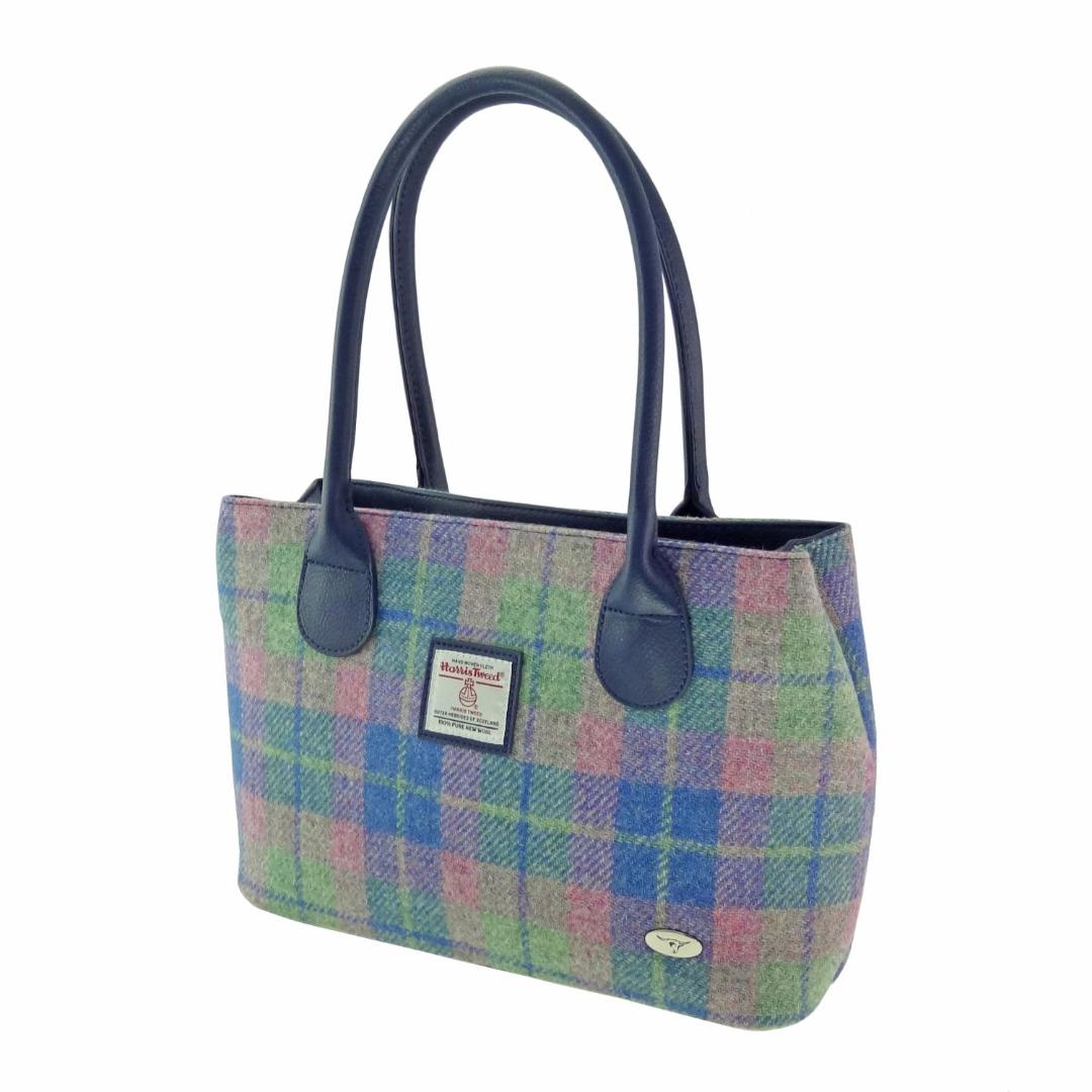 Classic Harris Tweed Handbag for Women [22 Colors] - Elegant Crossbody Purse with Adjustable Strap, Perfect for Work, Travel & Everyday Use