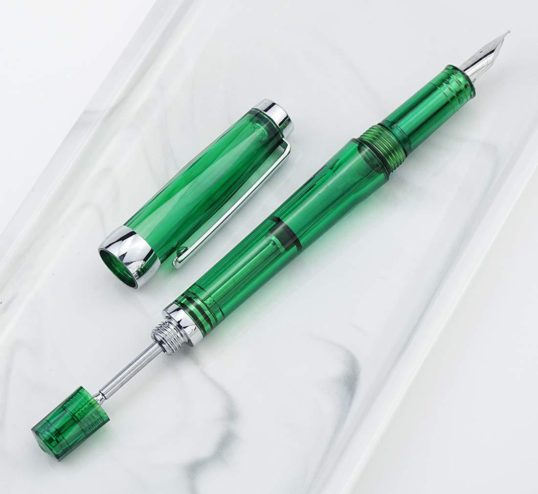 Asvine Fountain Pen Set - 3 Fine Nib Ink Pens for Writing & Gifting