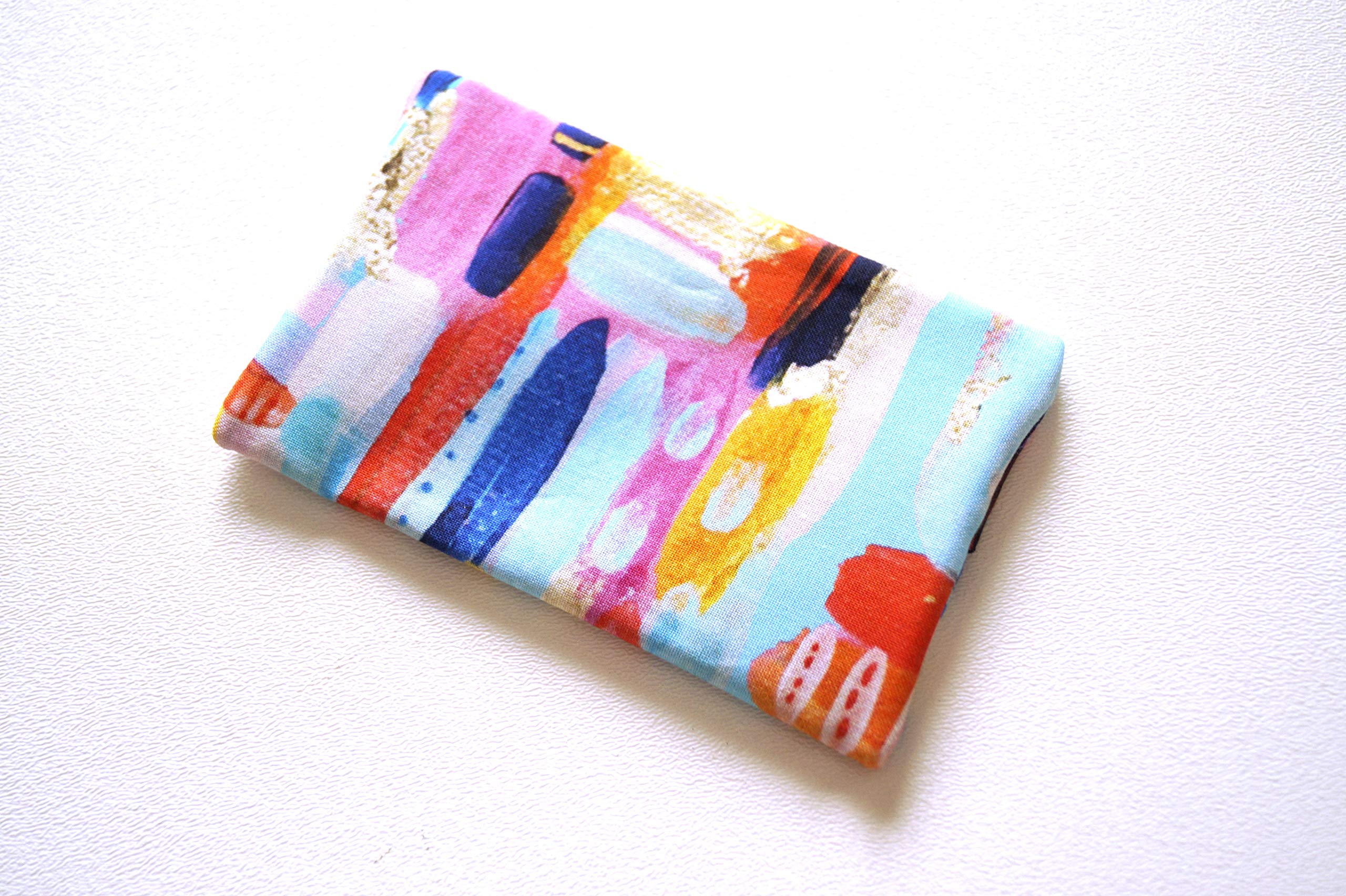 Stylish Abstract Fabric Travel Size Tissue Holder - Portable & Compact for On-the-Go Use - Perfect for Cars, Purses, and Travel Accessories