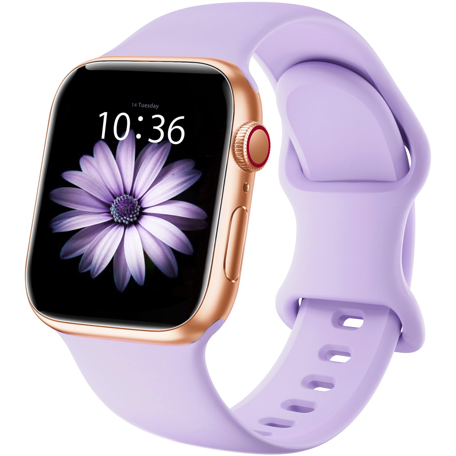 Premium Soft Silicone Sport Replacement Bands for Apple Watch Series 1-9, Ultra & SE - Compatible with 38mm 40mm 41mm 42mm 44mm 45mm 49mm Models - Stylish & Durable Watch Straps for Men & Women - Perfect for Workouts, Running, Swimming & Everyday Wear