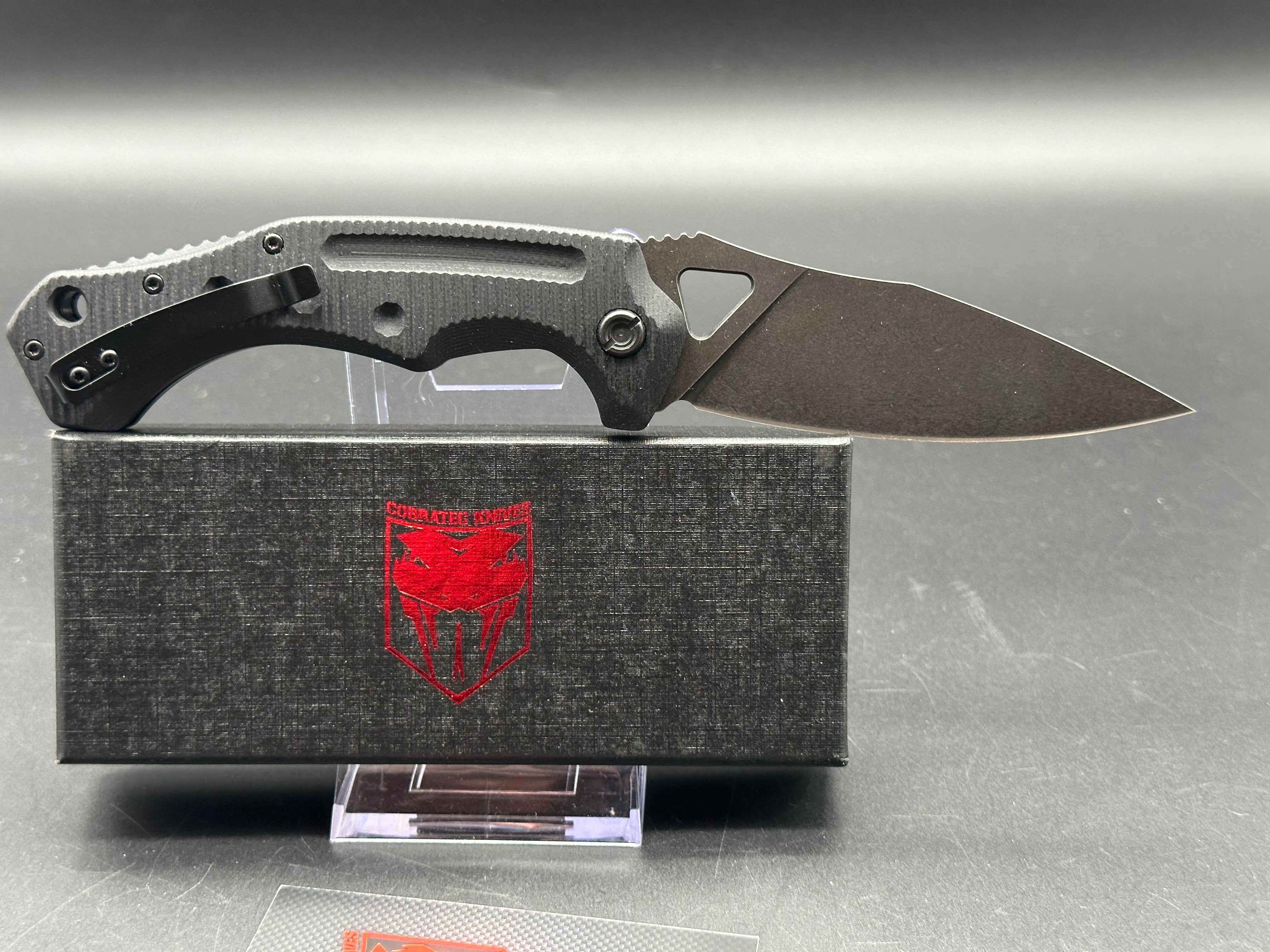 Cobratech Ryker Automatic Knife - Tactical Folding Pocket Knife for Outdoor, Camping, Hiking & EDC Use