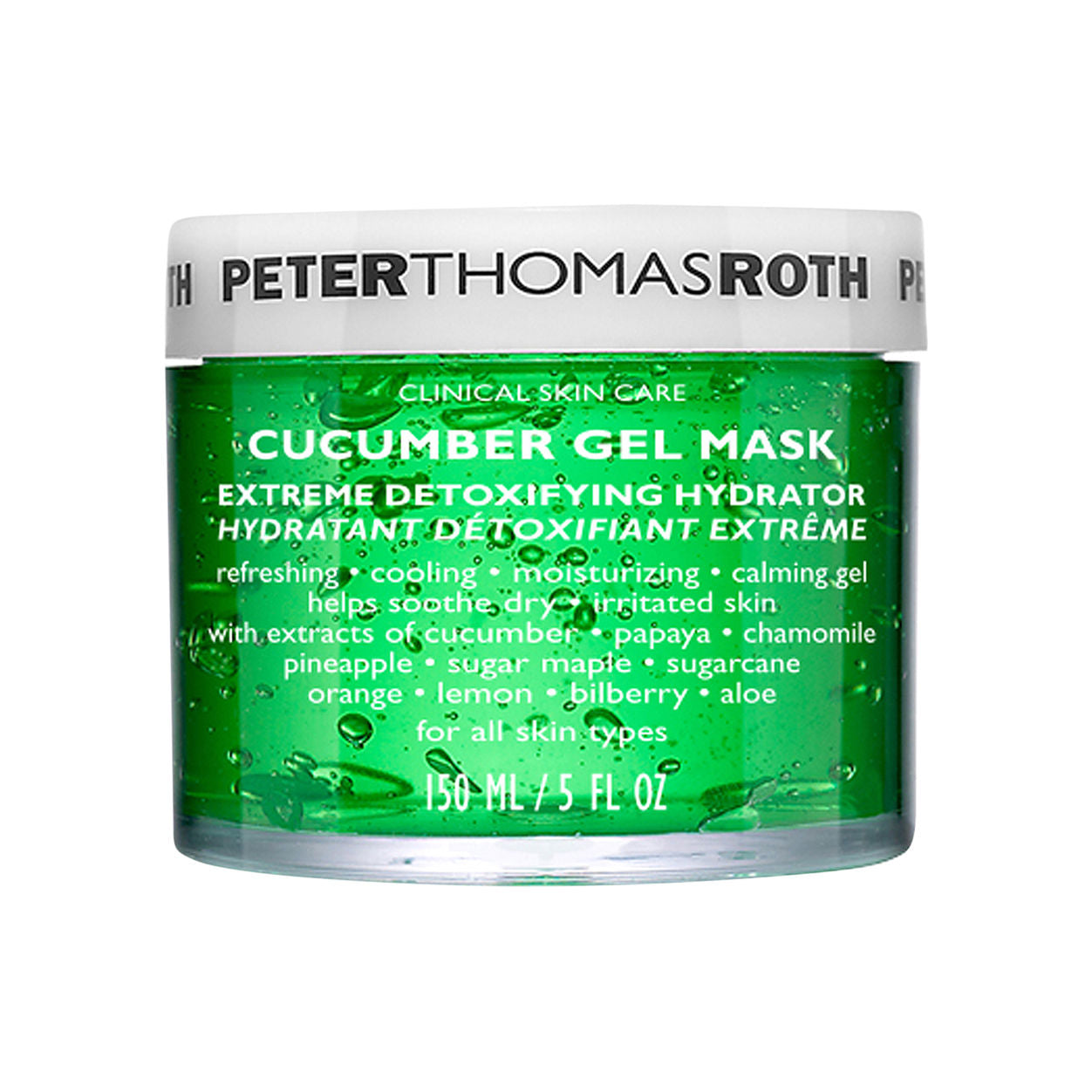 Hydrating Cucumber Gel Face Mask for Glowing Skin - Soothing & Cooling for Dry & Sensitive Skin - Perfect for Spa Nights & Self-Care Routines