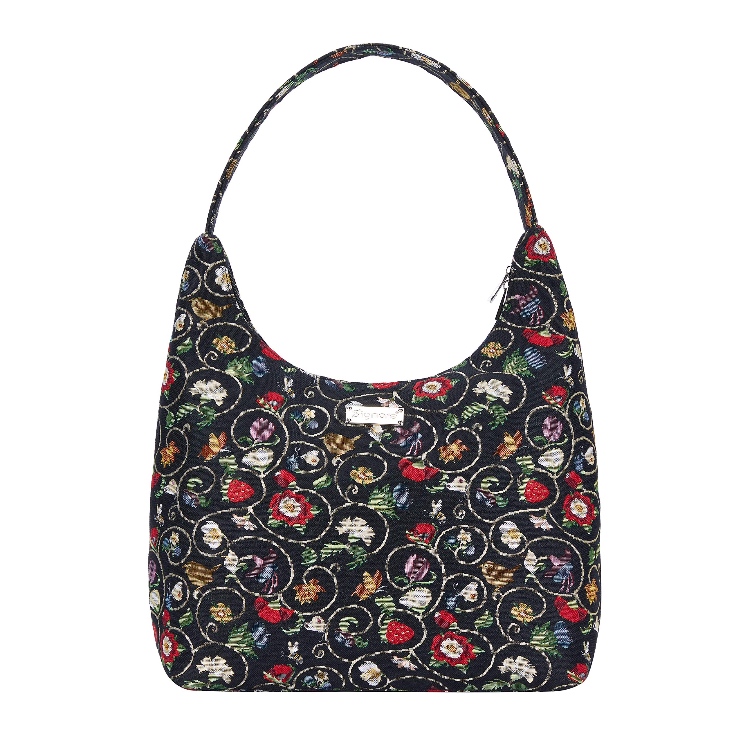 Signare Tapestry Hobo Shoulder Bag - Stylish Slouch Purse for Women | Casual Everyday Handbag for Work, Travel & Shopping