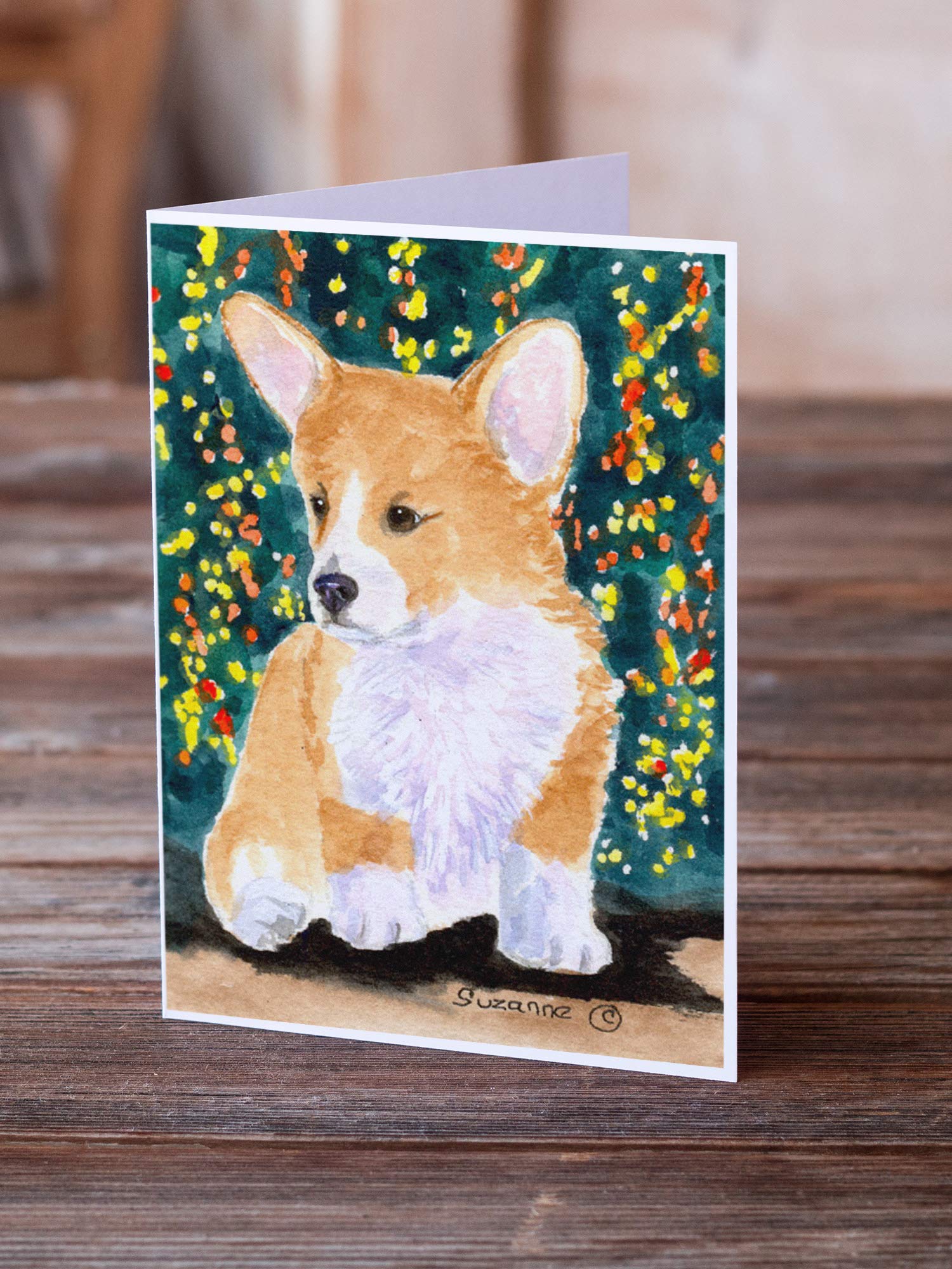 Corgi Greeting Cards and Envelopes Set of 8 | Whimsical A7 Blank Note Cards (5x7 inches) | Perfect for Birthdays, Thank You Notes & Special Occasions