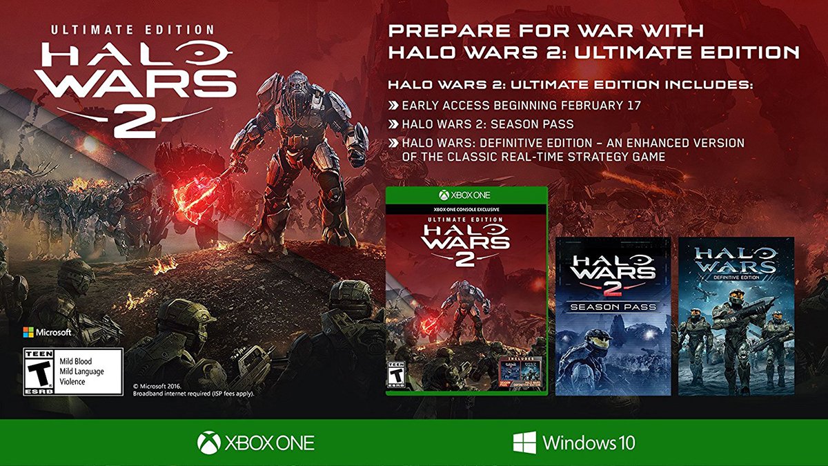Halo Wars 2 - Ultimate Edition for Xbox One - Strategy Game for Action-Packed Battles & Multiplayer Gaming