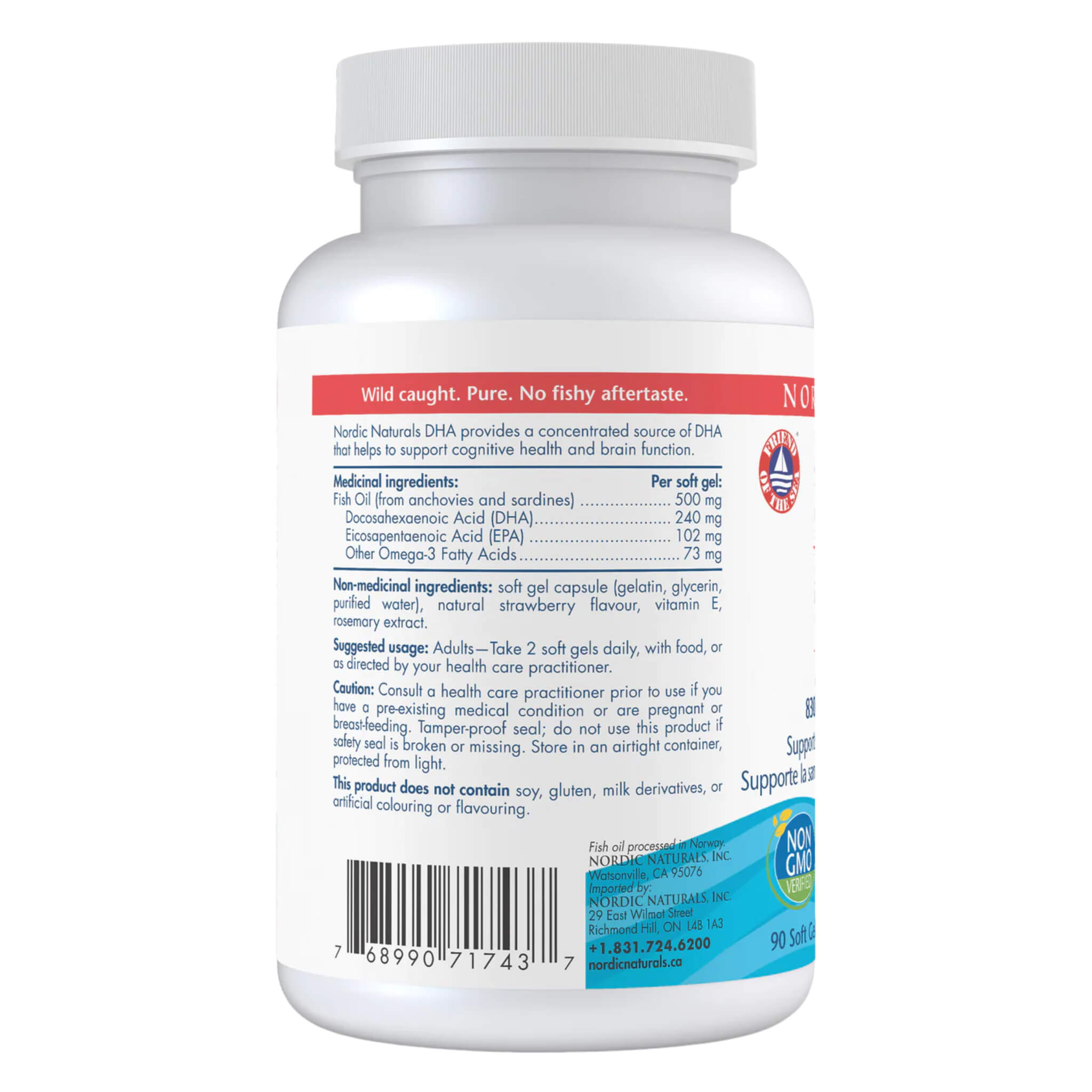 Premium DHA Supplement for Kids - Strawberry Flavor | Supports Brain & Eye Development | Ideal for School, Study & Focus Enhancement