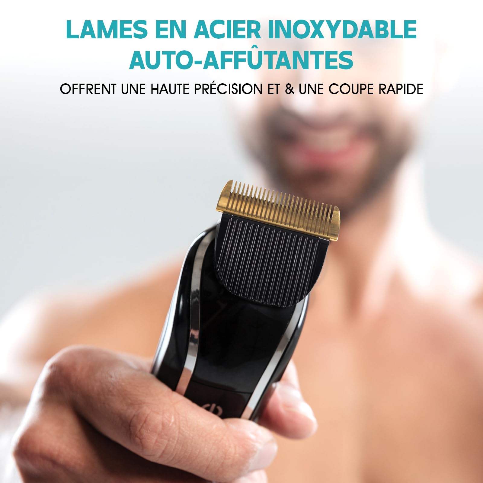 Professional 24-Tooth Ceramic Hair Clipper Replacement Head - Barber Grade Hair Cutting Blade for Home & Salon Use - Perfect for Fades, Buzz Cuts & Beard Trimming