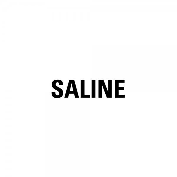 SALINE Medical Labels LV-MAN59 - Waterproof, Durable Patient ID Labels for Hospitals, Clinics & Nursing Homes - Perfect for IV Bags, Medication Bottles & Medical Charts