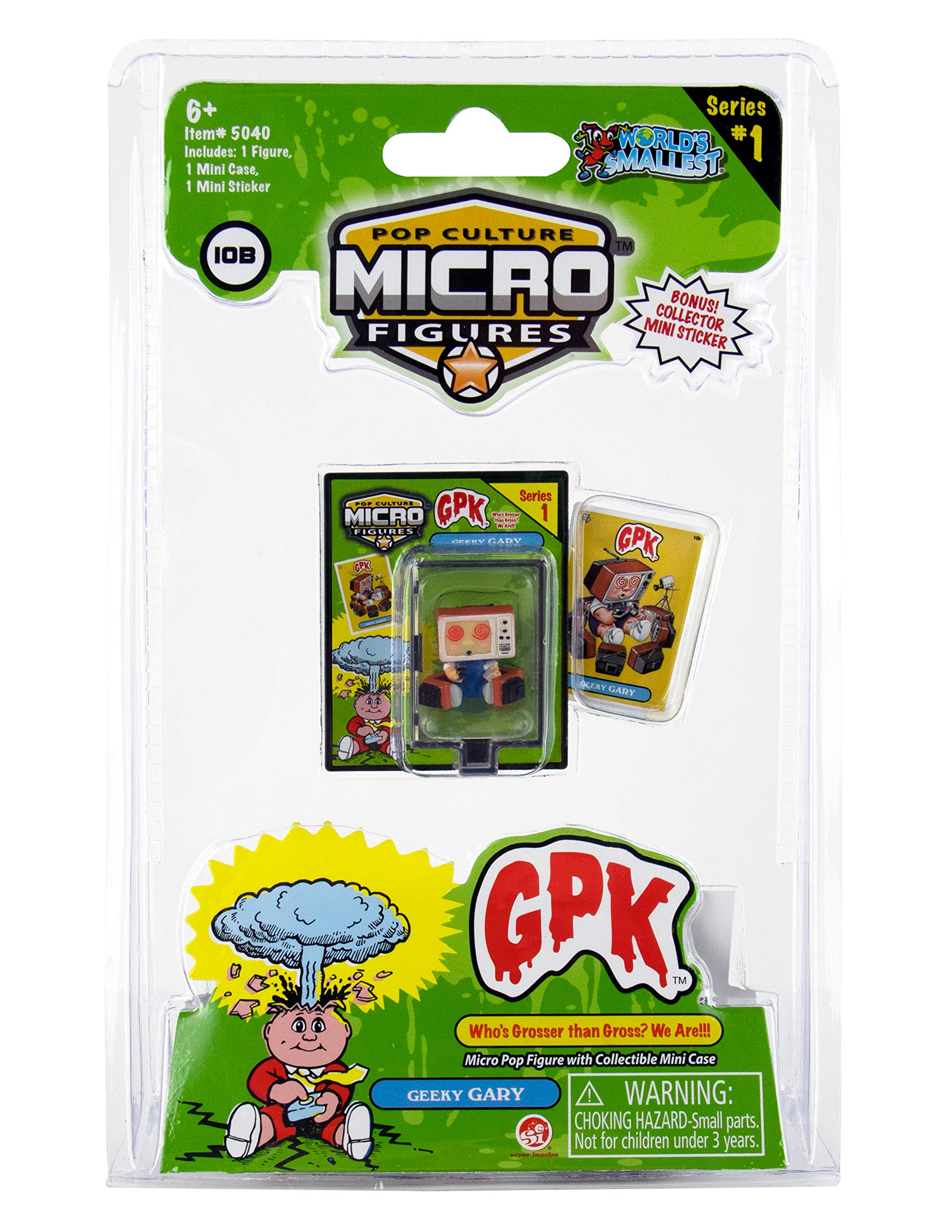 World's Smallest Garbage Pail Kids (GPK) Collectible Micro Figures - Set of 5040 Pop Culture Miniatures for Display, Gifts & Nostalgic Fun