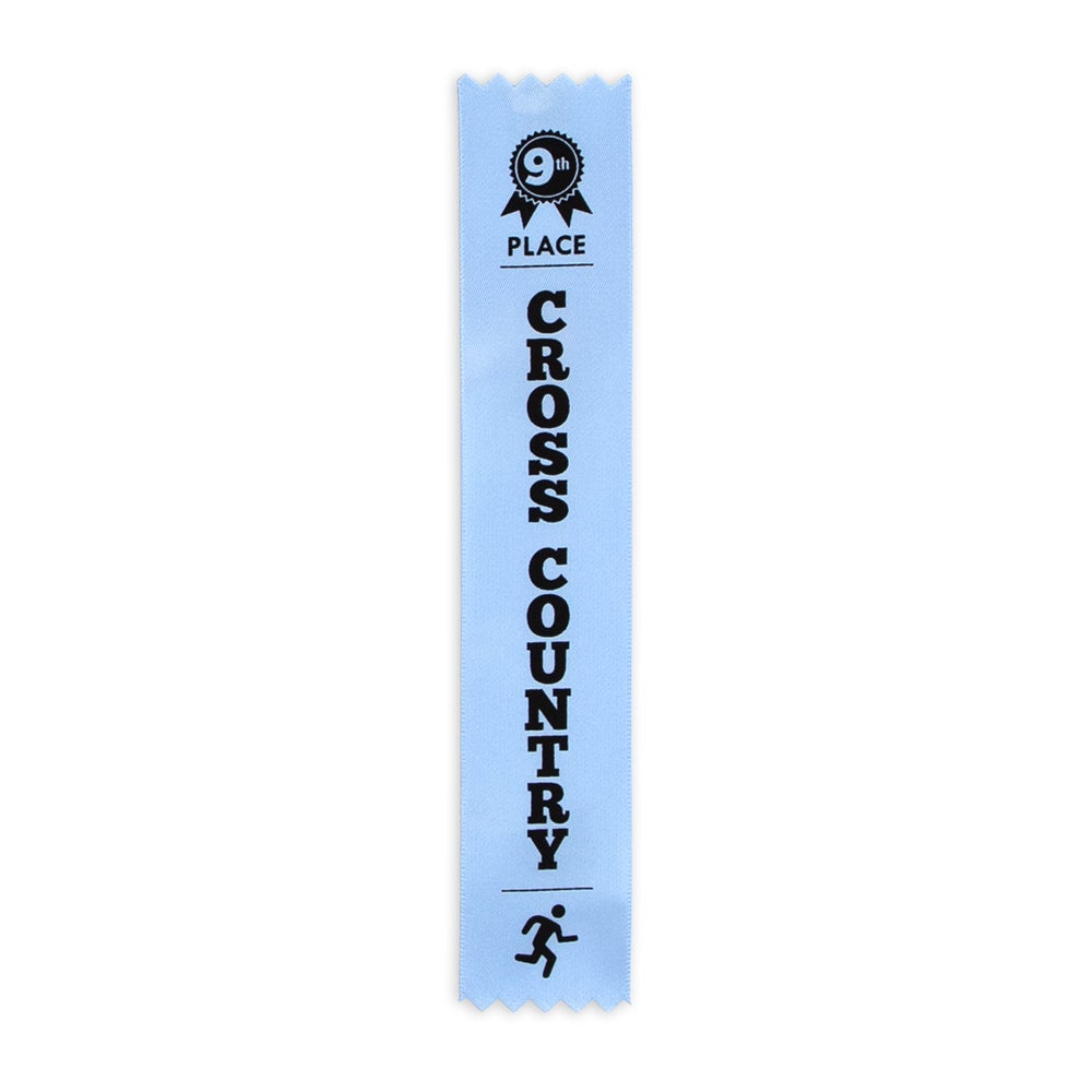HART Cross Country Running Ribbons - High-Quality Athletic Awards for Track Meets, School Sports Events & Competitions