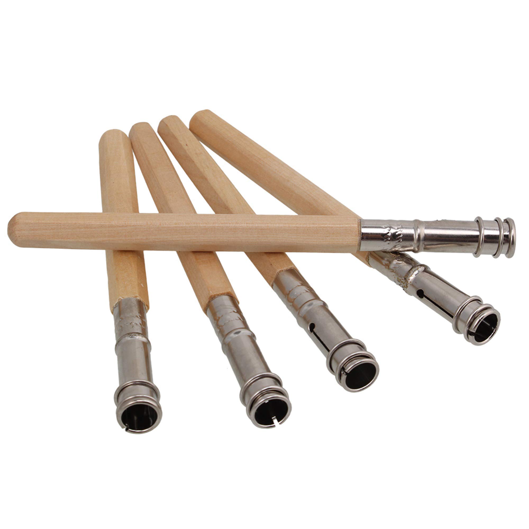RDEXP Adjustable Wooden Pencil Extenders - 5 Pack Art Pencil Holders & Lengtheners for Drawing, Sketching & School Supplies | Perfect for Artists, Students & Office Use