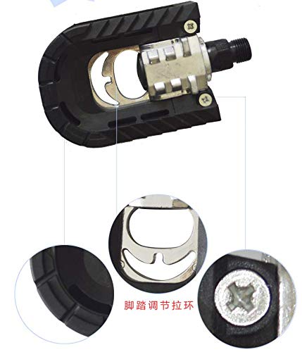 BlueSunshine Aluminum Alloy Folding Bike Pedals - 9/16