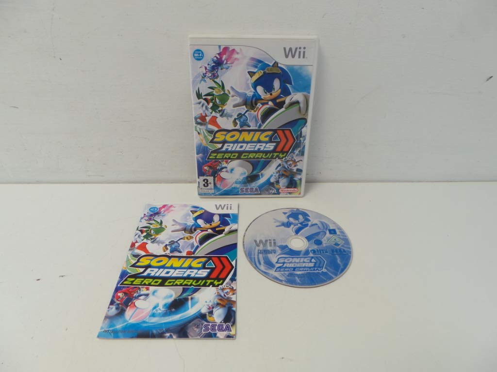 Sonic Riders: Zero Gravity Racing Game for Nintendo Wii - High-Speed Action & Adventure for Family Game Night