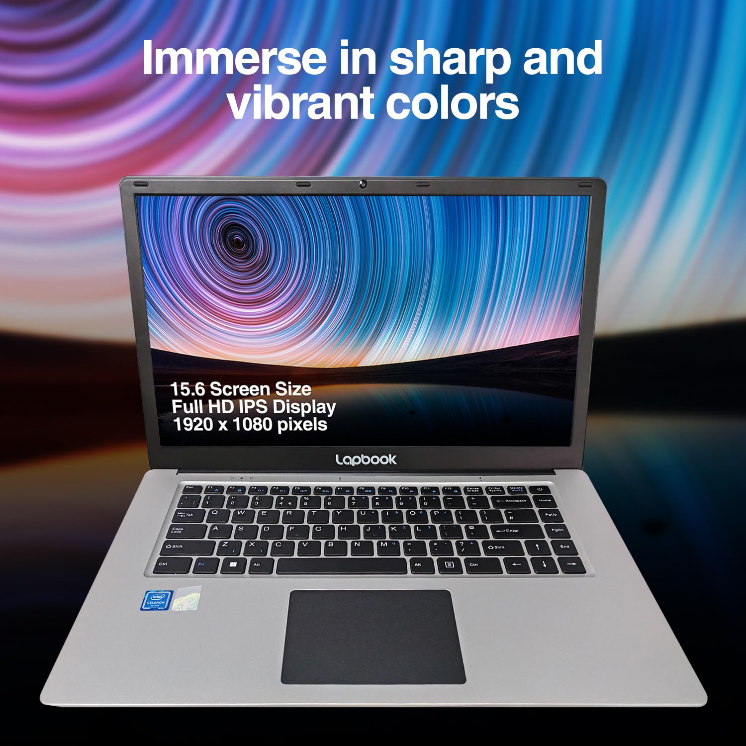 15.6 Inch Full HD Laptop - 6GB RAM 256GB SSD Windows 11 Home, WiFi, Webcam - Lightweight 15 Inch Notebook for Work, School & Travel | S15 N2 Model
