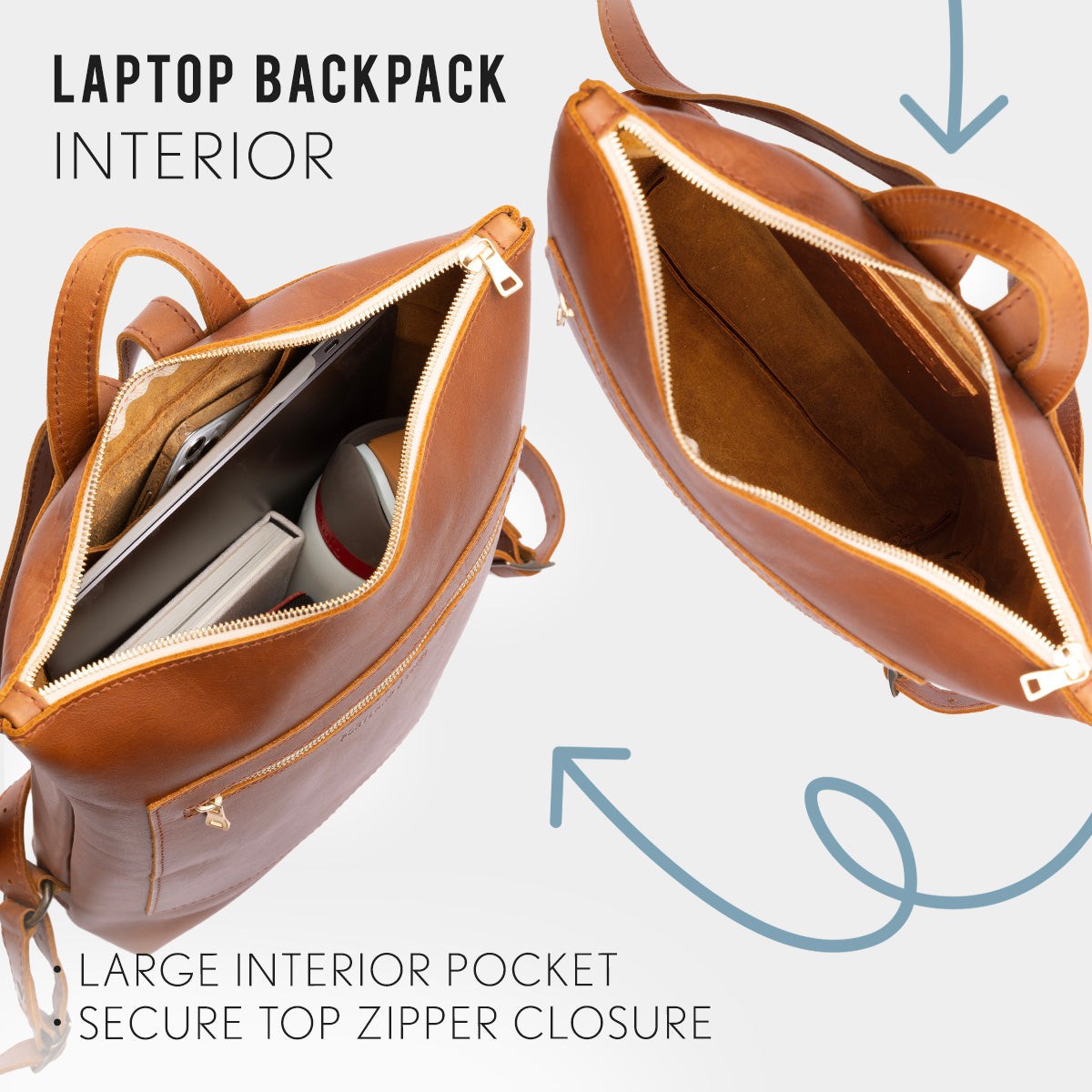 Almost Perfect' Laptop Backpack - Durable & Stylish 15.6 Inch Computer Bag for Work, School & Travel - Water Resistant & Ergonomic Design