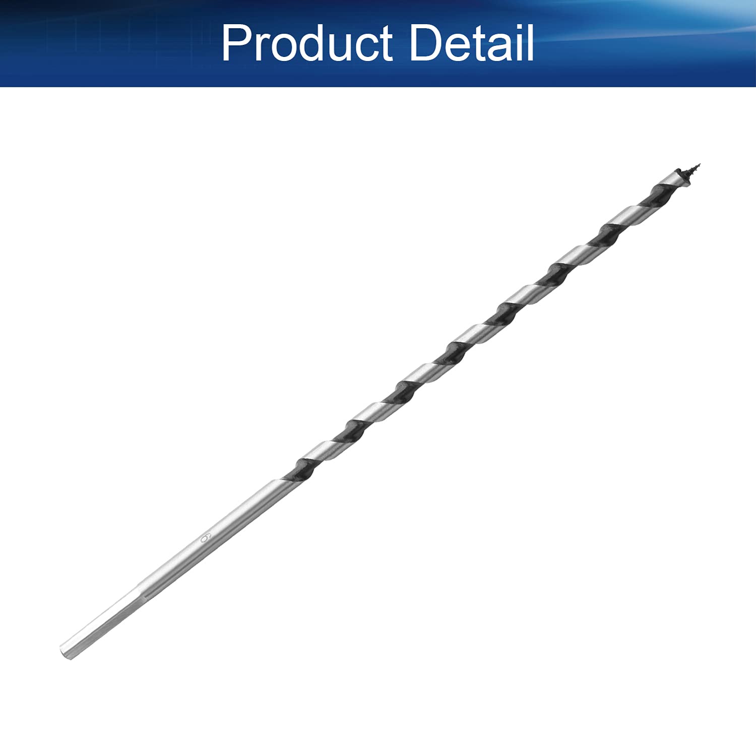 Auniwaig 6mm High-Speed Steel Auger Drill Bit with Hex Shank for Woodworking - Perfect for Electric Bench Drills, DIY Projects & Carpentry Tasks