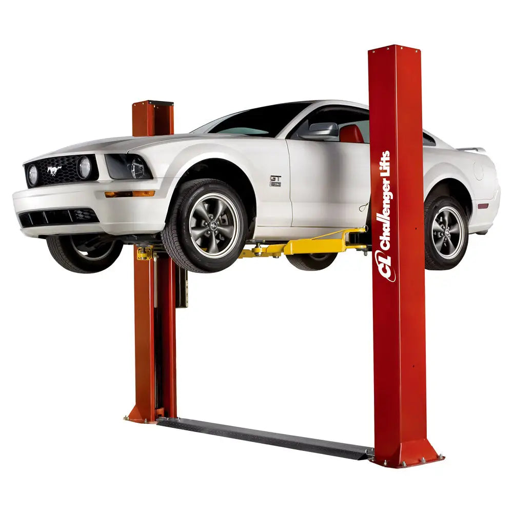 Challenger 9K Low Ceiling 2 Post Car Lift CLFP9 - Perfect for Auto Shops & Home Garages with Limited Space