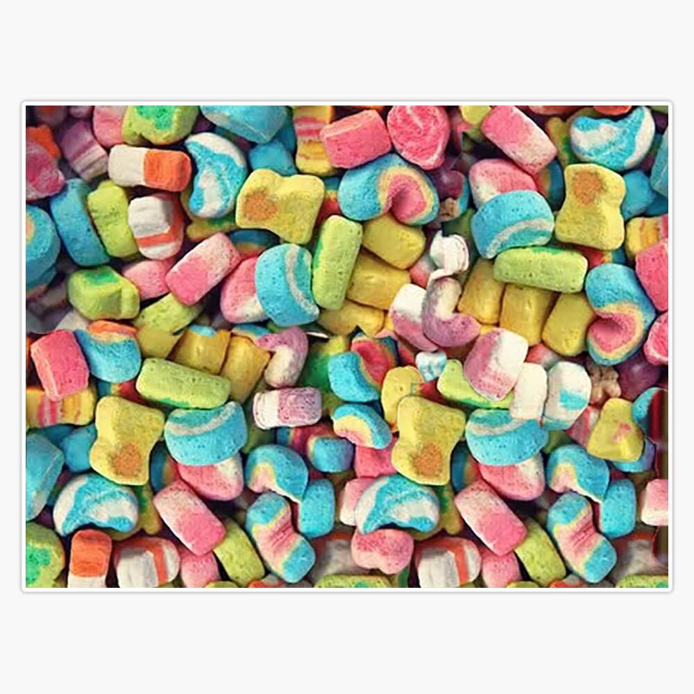 Lucky Charms Marshmallows Vinyl Sticker - Waterproof 5