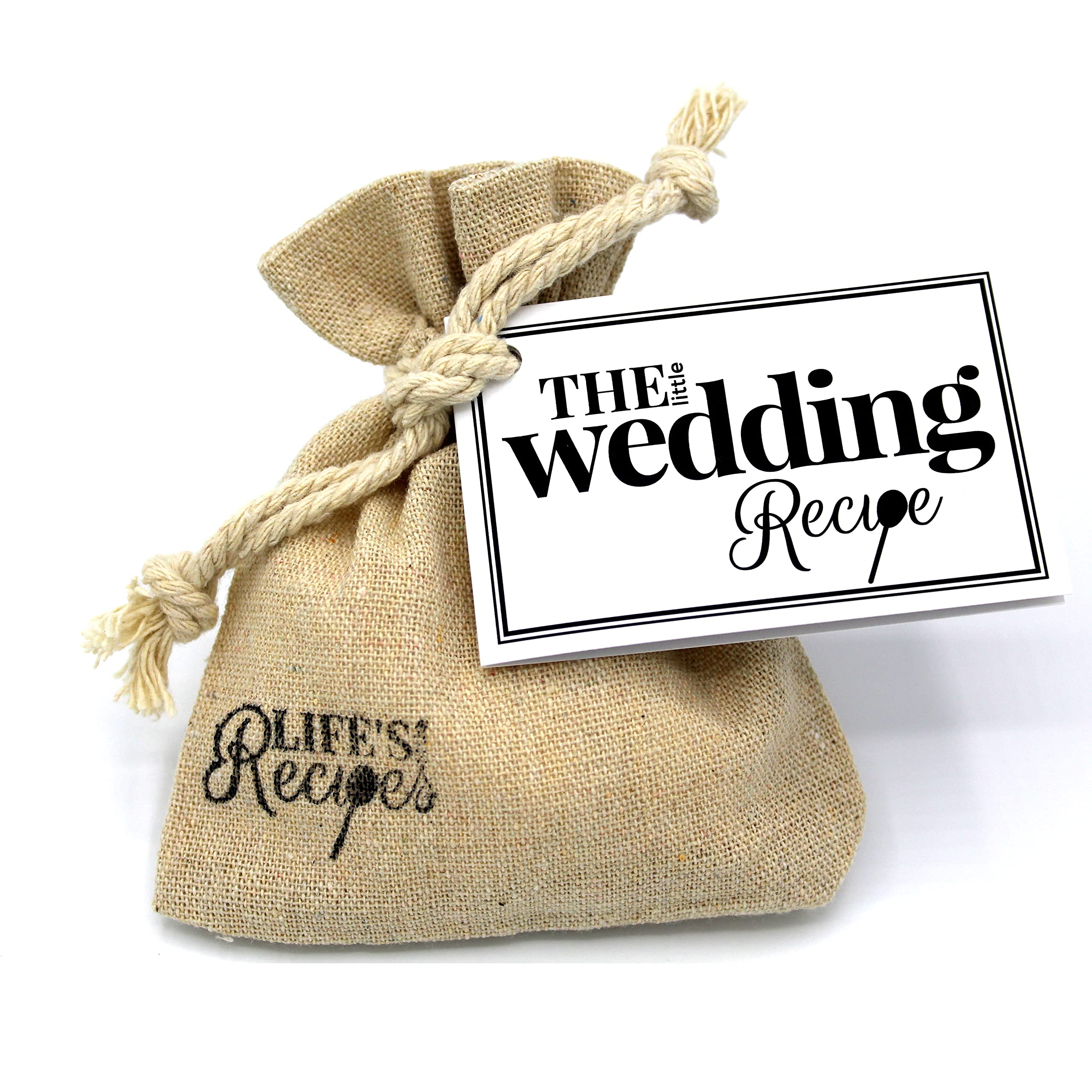 Unique Small Wedding Gifts - Sentimental Recipe-Thewed Presents with Heartfelt Messages - Thoughtful & Fun Bridal Shower Gifts for Couples - Perfect for Anniversaries, Engagements & Wedding Celebrations