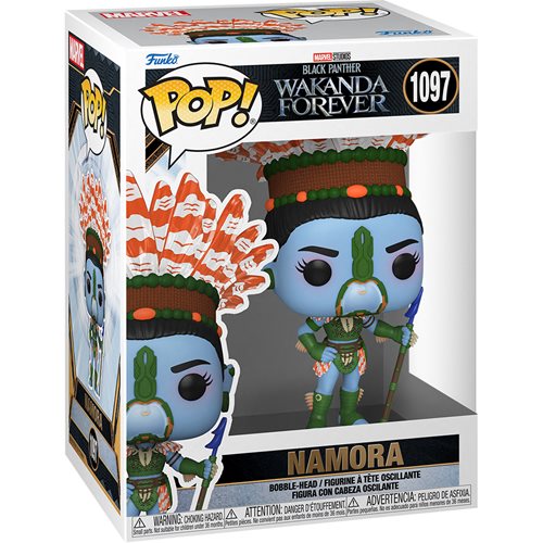 Black Panther Wakanda Forever Pop! Vinyl Figure - Namora Collectible [1097] - Perfect for Marvel Fans, Movie Collectors & Pop Culture Decor
