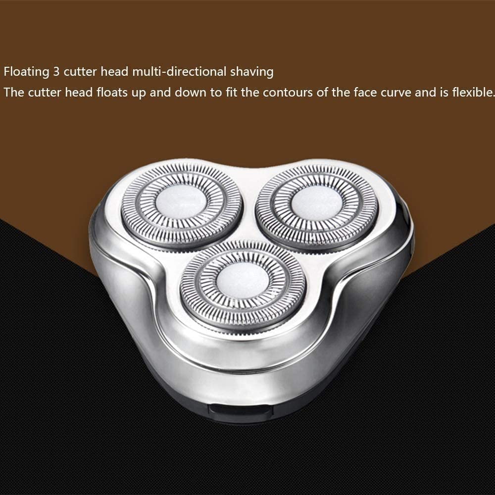 Premium Electric Shaver for Men - 3D Rotary Wet/Dry Rechargeable Shaving System with Smart Beard Trimmer | Perfect for Travel, Home & Office Use