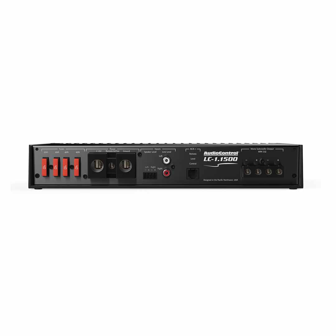 AudioControl LC 1.1500 Monoblock Amplifier - 1500W RMS Power, Class D Subwoofer Amp for Car Audio Systems | Perfect for Bass Enthusiasts & Custom Car Stereo Upgrades