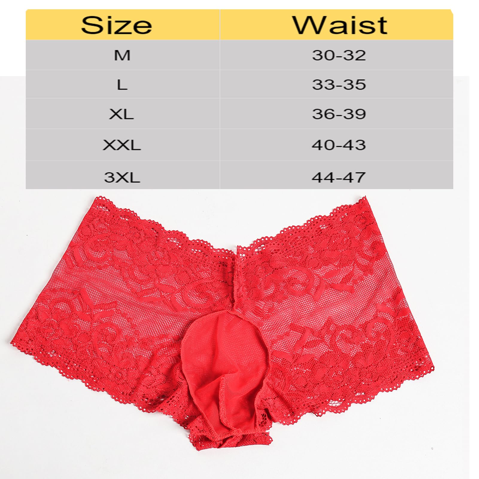 **Sexy Lace Underwear for Men - Comfortable G-String & Thong Lingerie - Perfect for Date Night, Special Occasions & Sensual Moments**