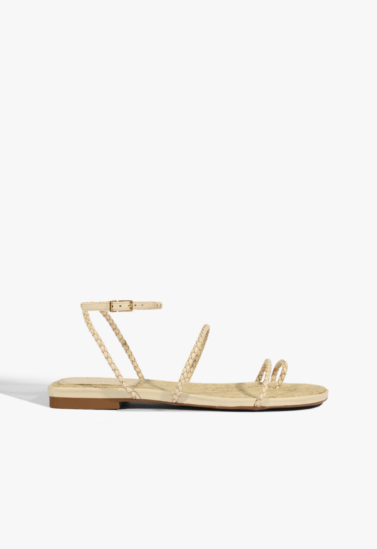 Kaya Beige Leather Flat Sandal - Women's Comfortable Casual Sandals for Summer | Perfect for Beach, Vacation & Everyday Wear