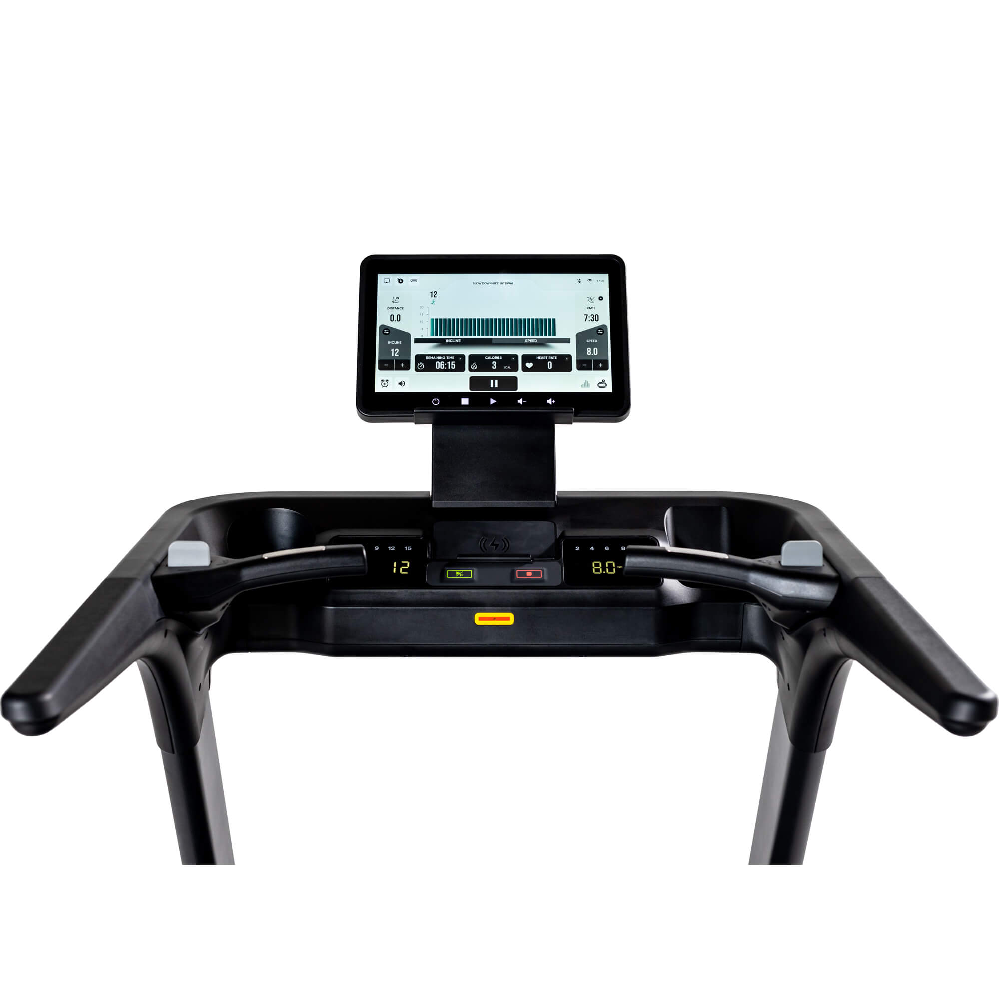 Inspire Series T7S Treadmill - Foldable Electric Running Machine with LCD Display for Home Gym & Cardio Workout - Perfect for Small Spaces & Indoor Fitness Training