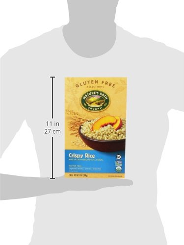Organic Crispy Rice Cereal by Nature's Path - Gluten Free, Non-GMO, 10oz Pack | Healthy Breakfast & Snack for Kids & Adults | Perfect for School Lunches & Quick Meals