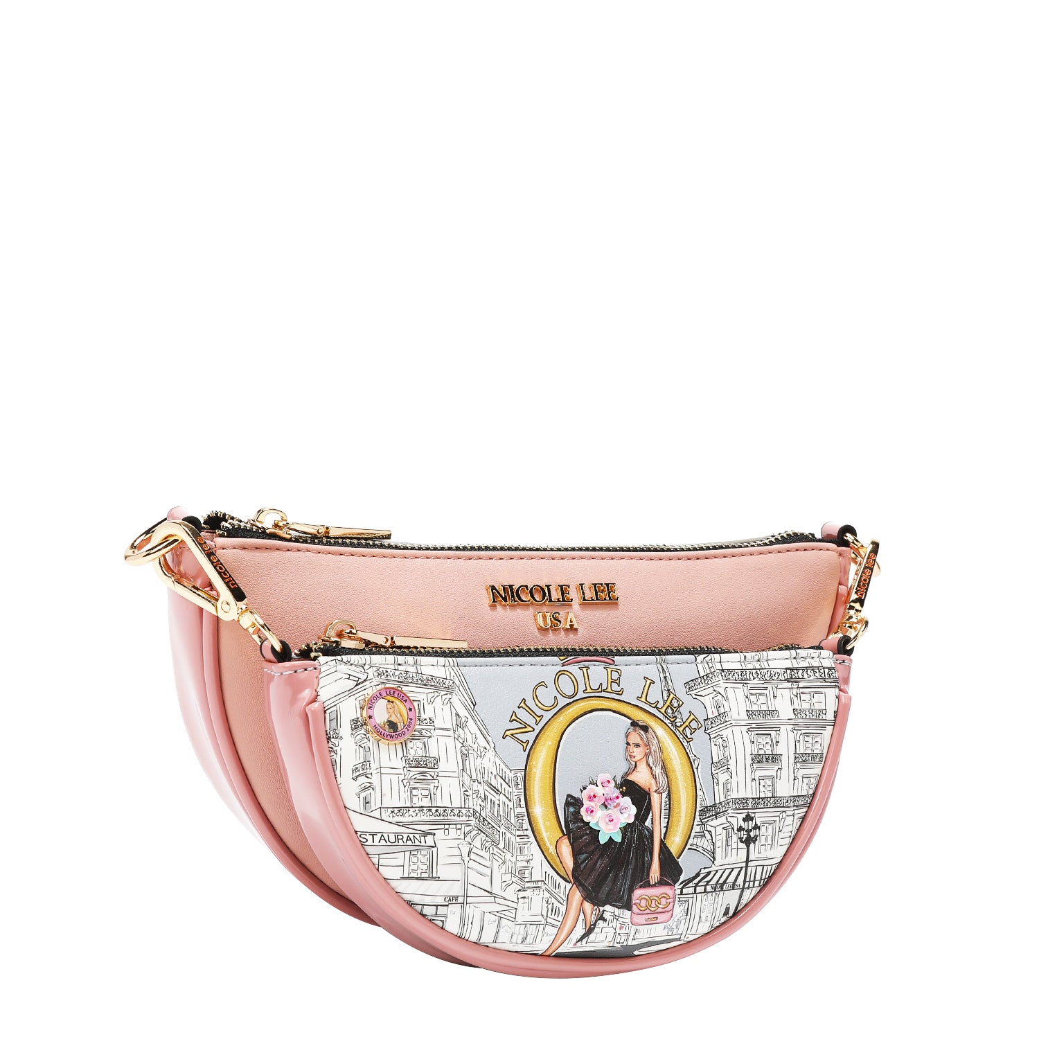 FATIMA 2-Piece Crossbody Bag Set for Women - Stylish Shoulder Purse & Wallet Combo - Perfect for Travel, Shopping, and Everyday Use