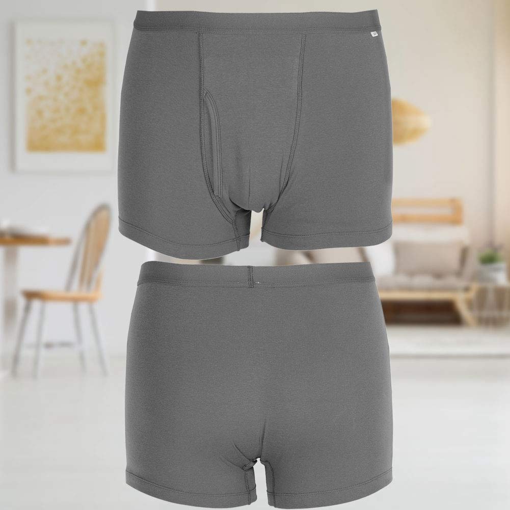 Men's Incontinence Underwear - Washable & Reusable Briefs for Bladder Control, Regular Absorbency (4-Pack) - Ideal for Active Lifestyles, Travel & Nighttime Protection