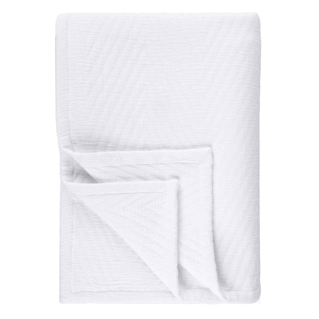 Premium Aswan Cotton Medium Weight Chevron Woven Coverlet - Soft & Breathable Bedspread for All Seasons - Perfect for Master Bedroom, Guest Room, or Dorm Decor