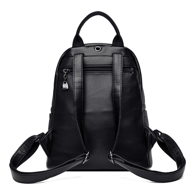 Eco-Friendly Vegan Leather Backpack for Women & Men - Stylish & Durable Laptop Bag for Work, Travel & School