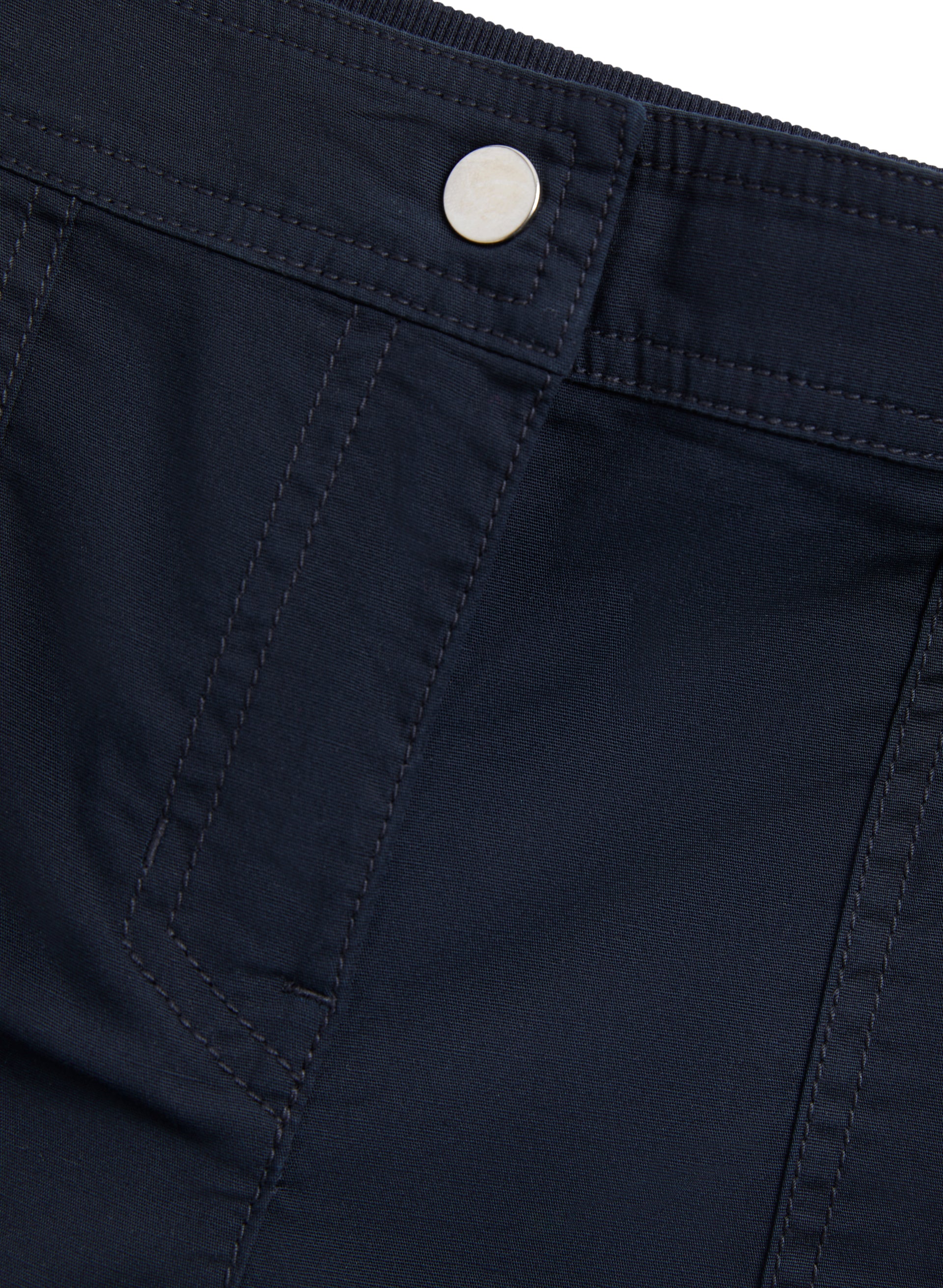 Women's High Waist Cuffed Denim Shorts with Tab Detail - Casual Summer Outfit for Beach, Streetwear & Travel