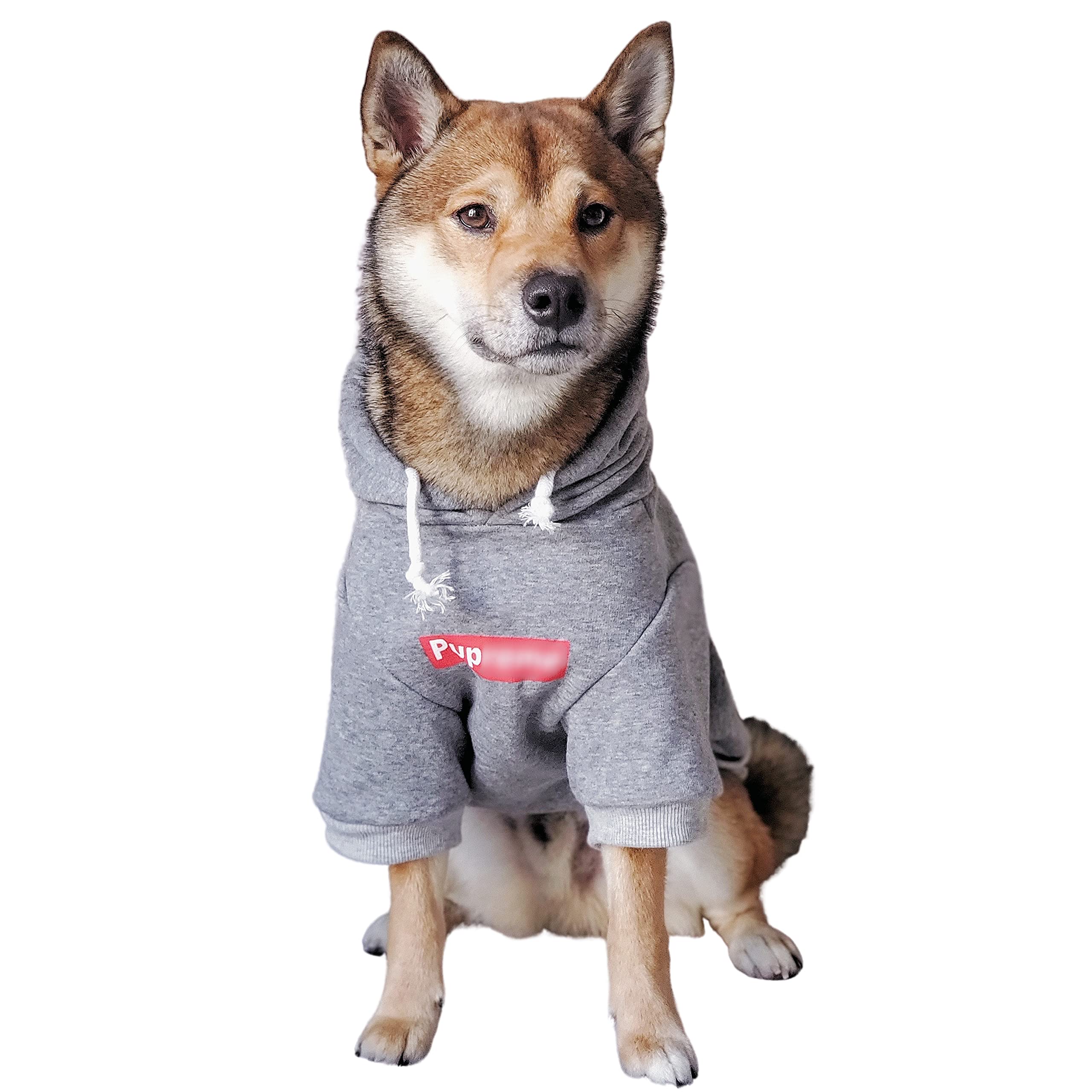 ChoChoCho Pup Dog Hoodie - Stylish Cotton Pet Sweater for Small, Medium, Large Dogs & Cats (4XL) - Cozy Streetwear Outfit for Winter Walks & Indoor Comfort
